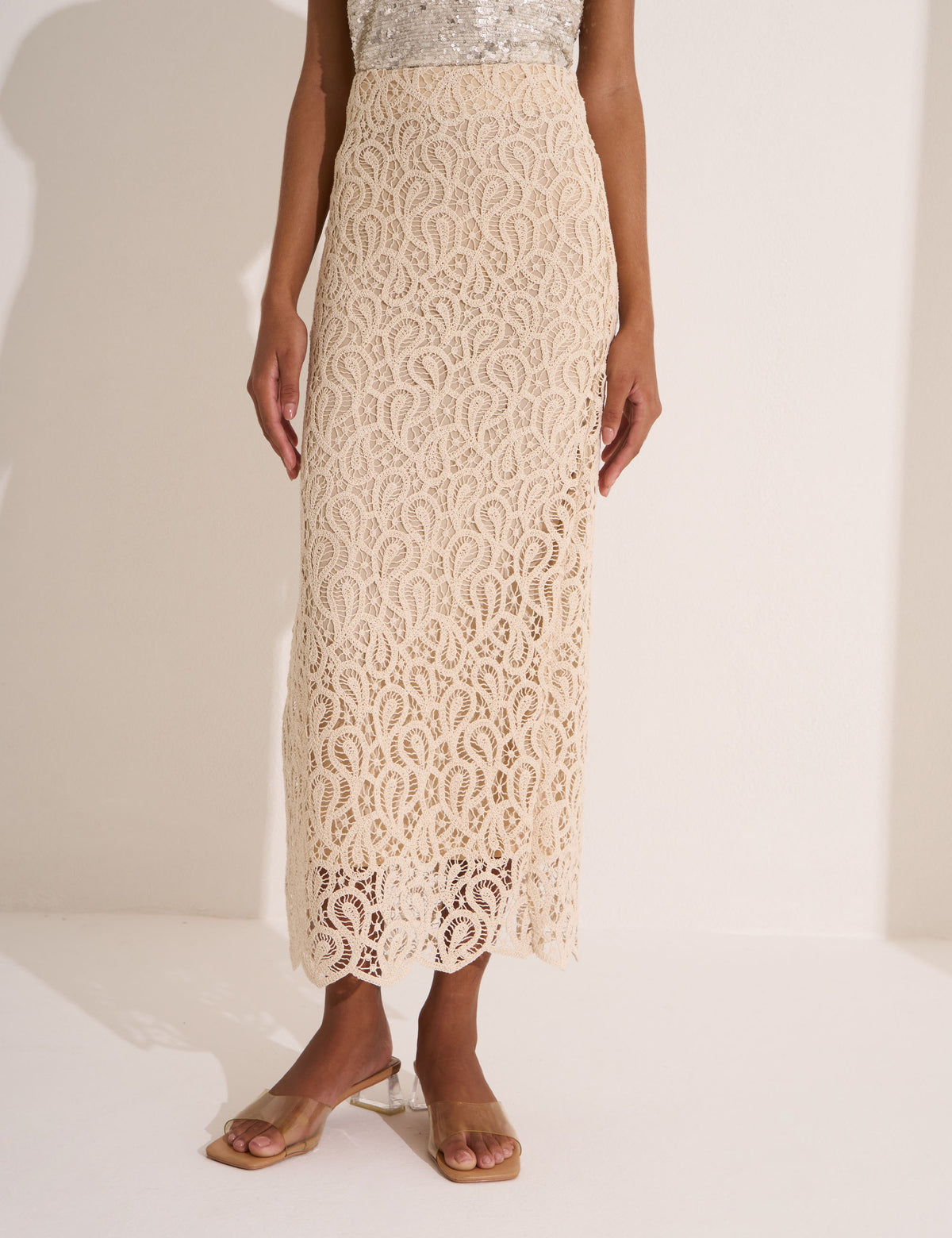 Saia Filomena Peplum Cru