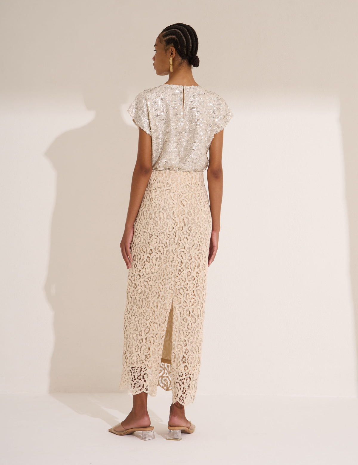 Saia Filomena Peplum Cru