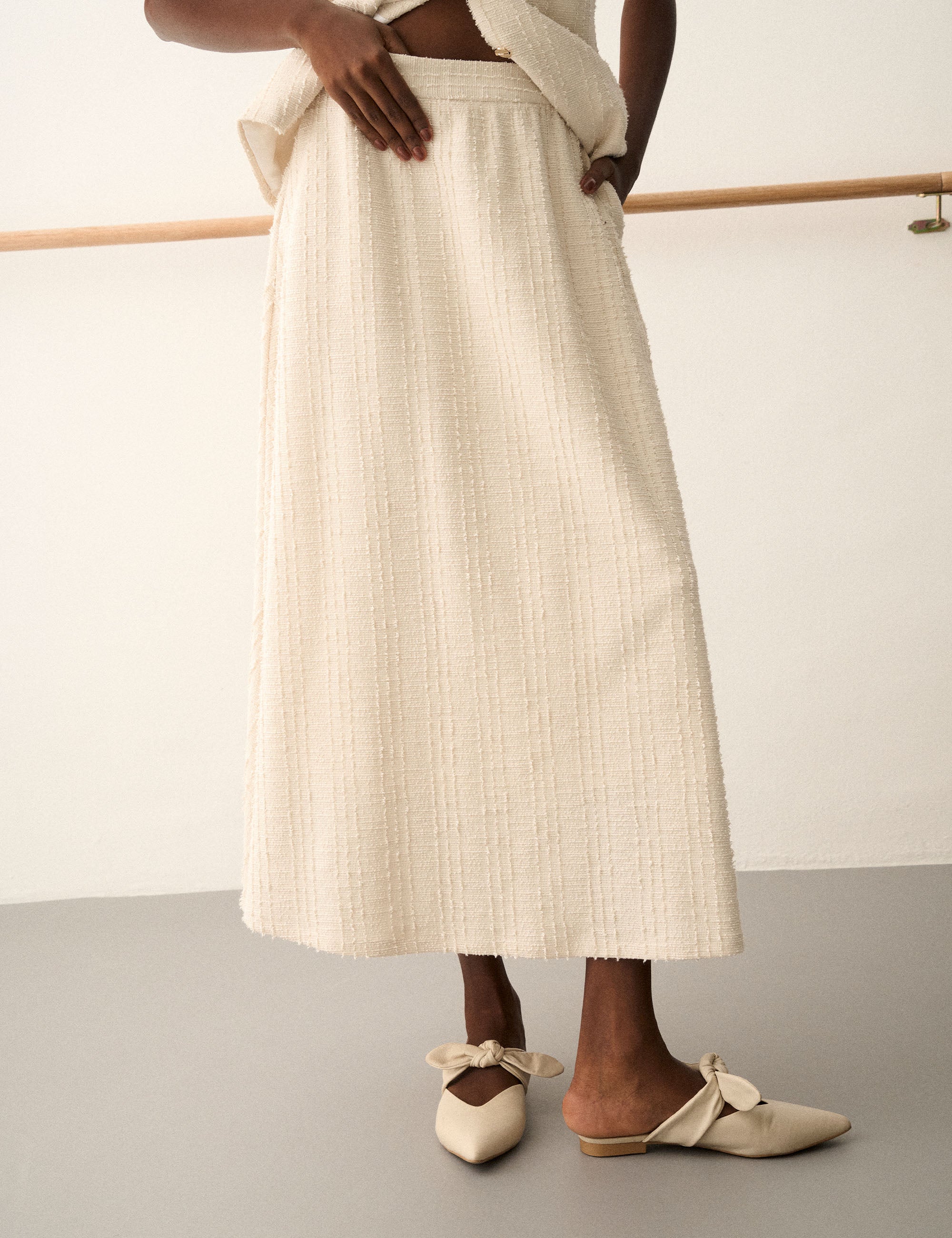 Saia Margot Bouclé Off White