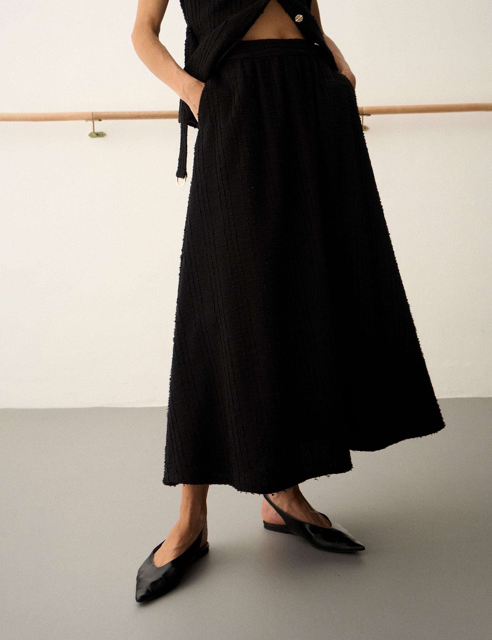 Saia Margot Bouclé Preto