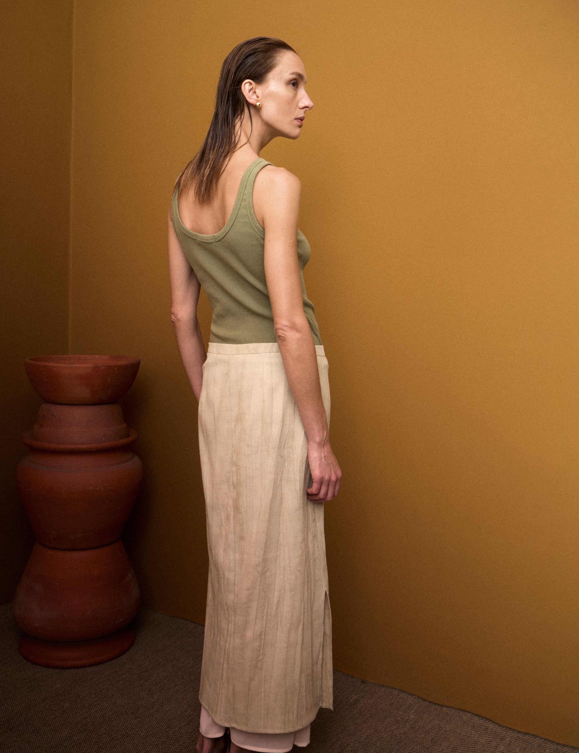 Saia Mello Rustico Bege