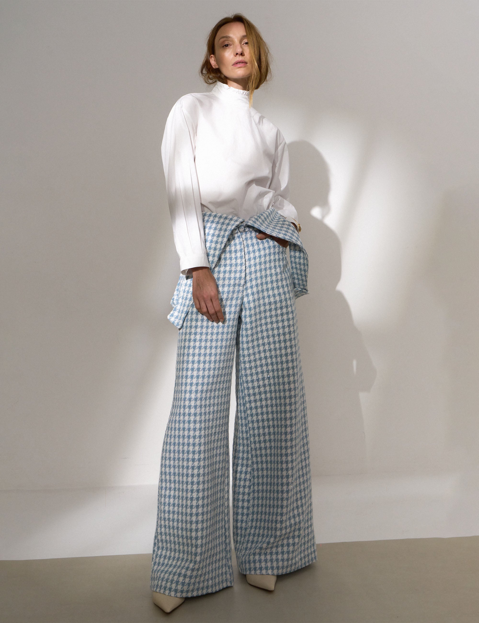 Salopete Elle Tweed Azul