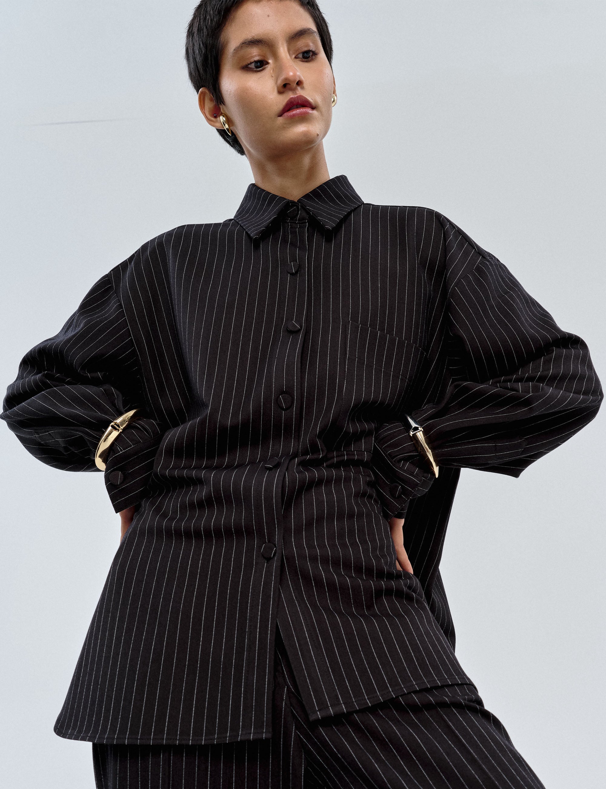 Shacket Diana Risca Preto
