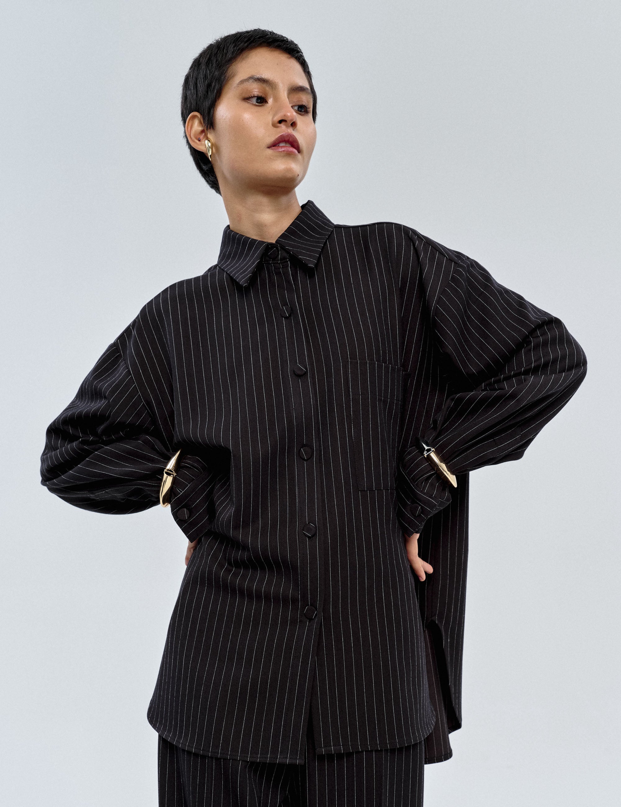 Shacket Diana Risca Preto