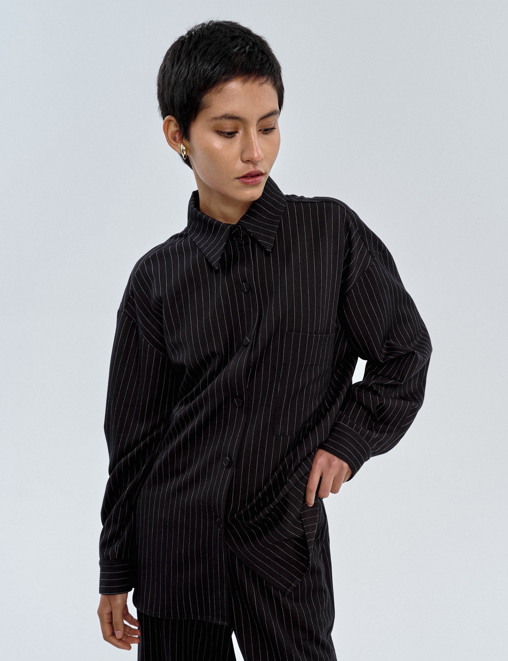 Shacket Diana Risca Preto