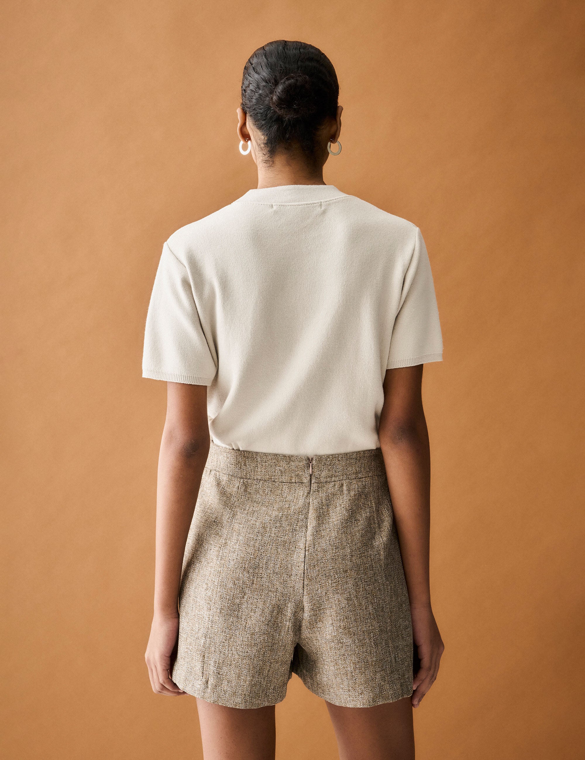 Shorts Saia Saskia Alfaiataria Flamê Fendi