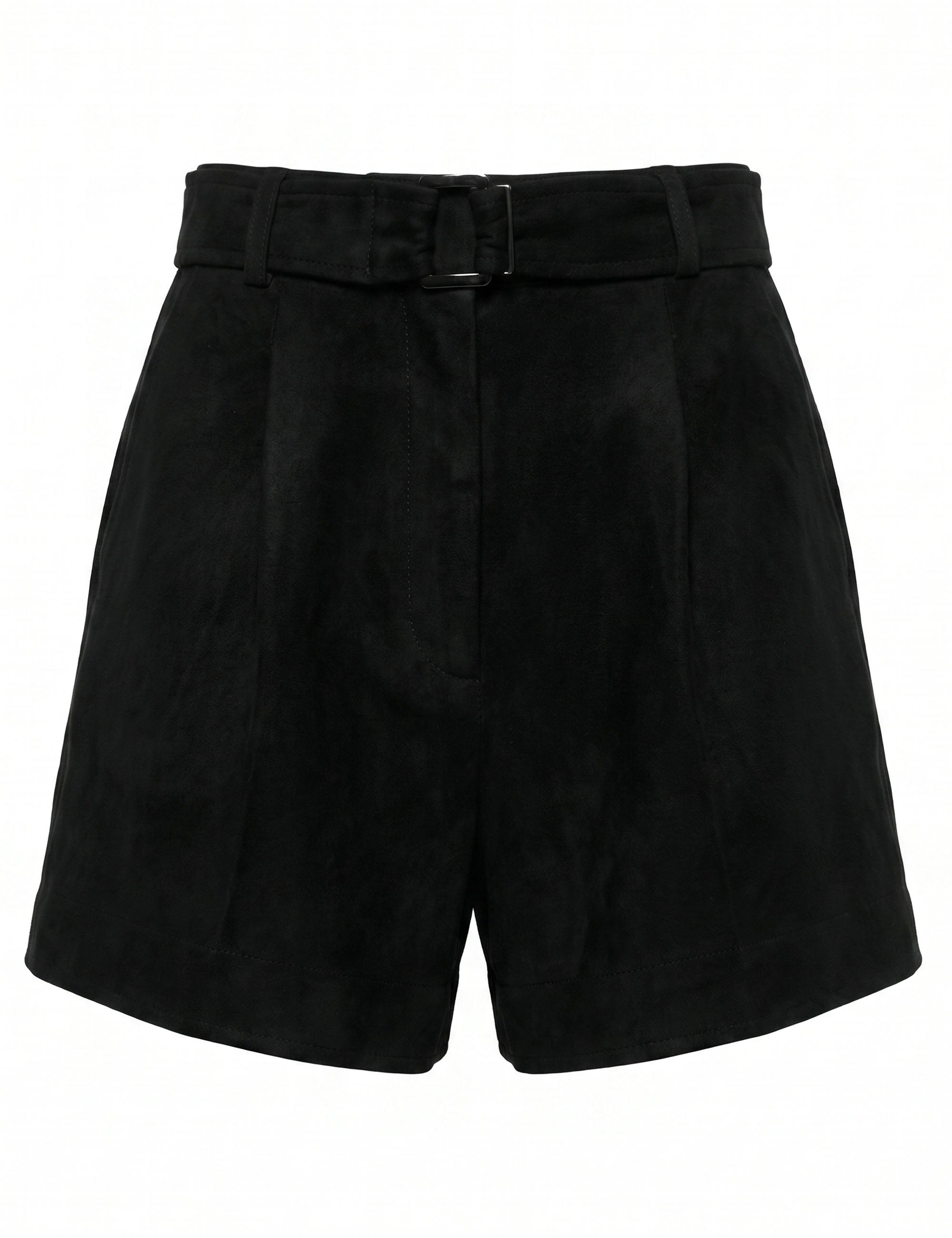 Shorts Stela Suede Preto