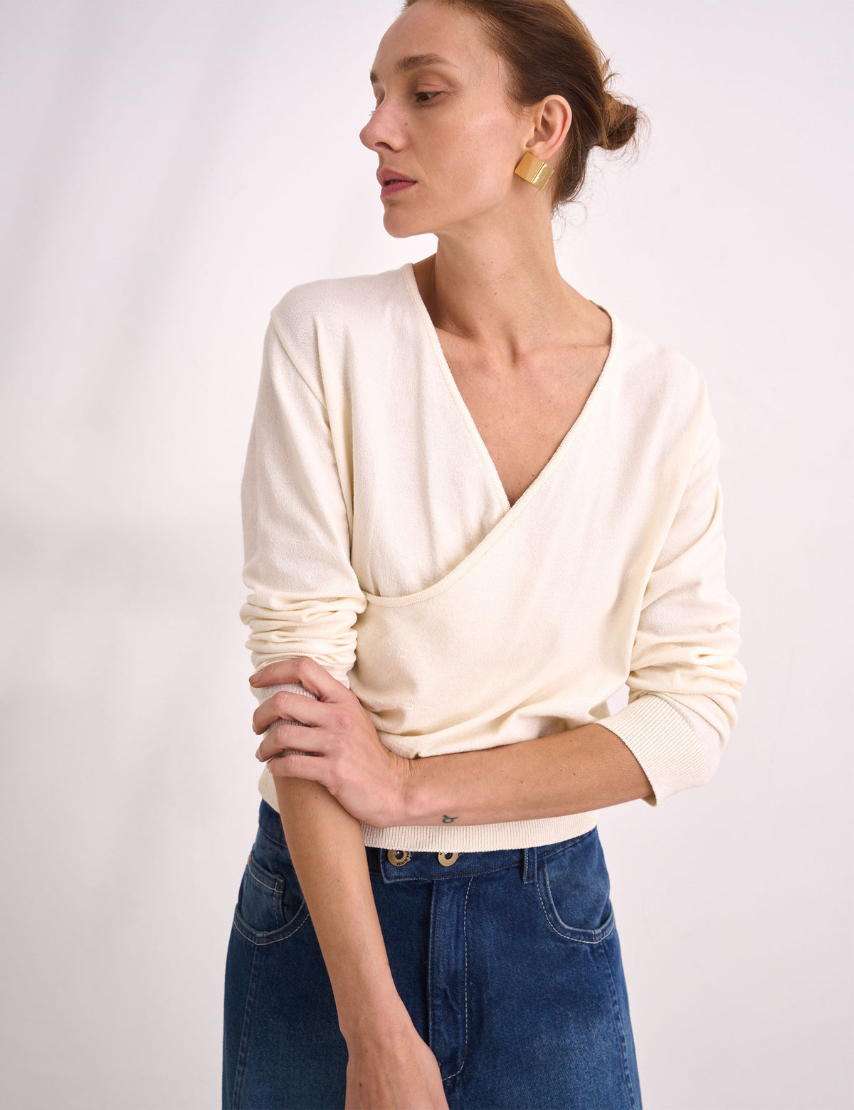 Tricot Beatriz Transpassado Off White