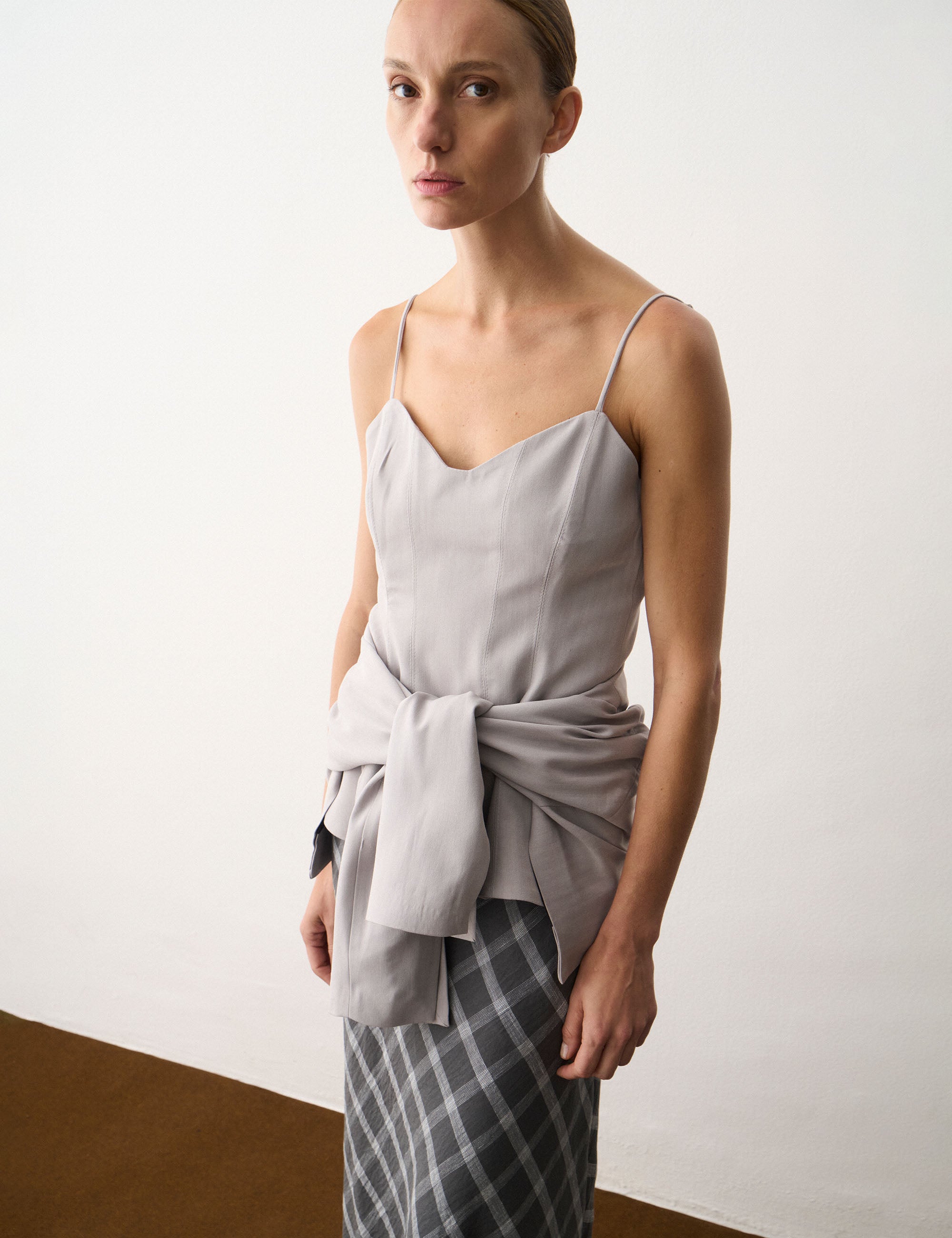 Twin Set Melissa Alfaiataria Cinza