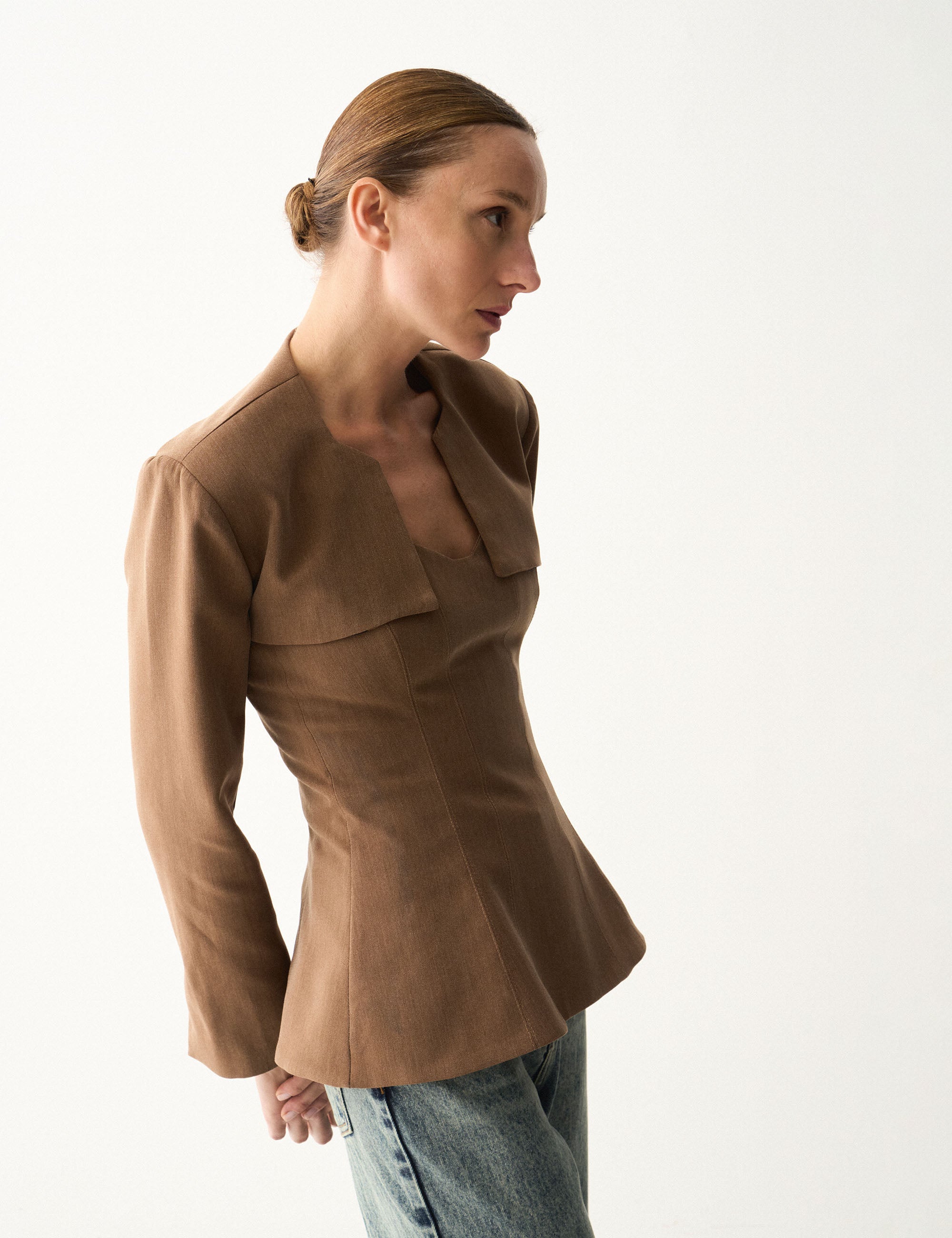 Twin Set Melissa Alfaiataria Marrom