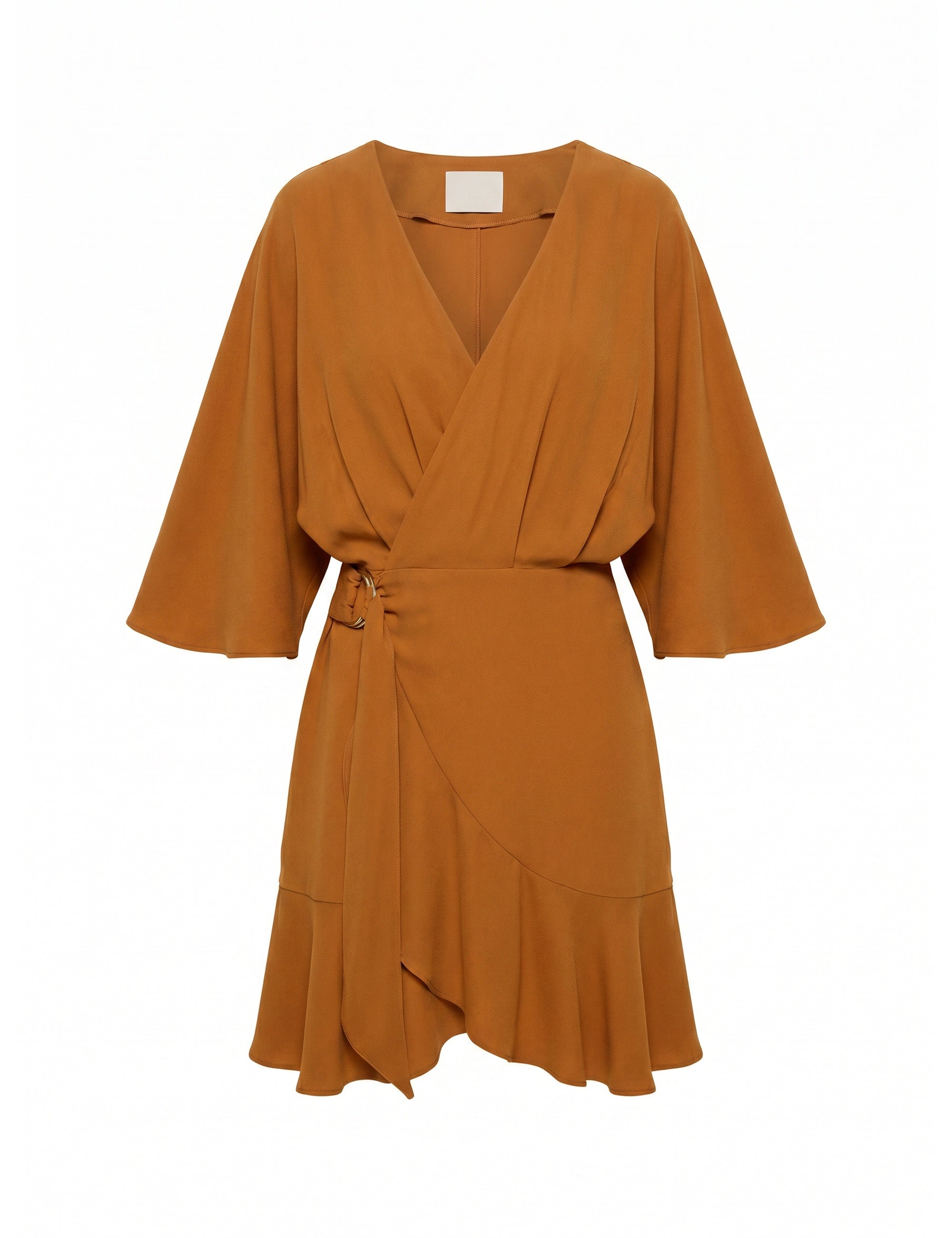 Vestido Layla Viscose Amêndoa