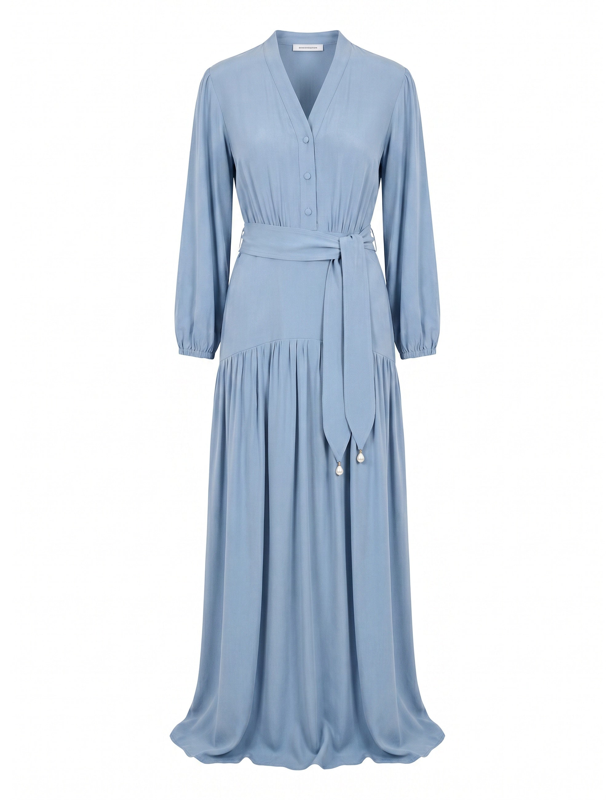 Vestido Maitê Liocel Azul Celeste