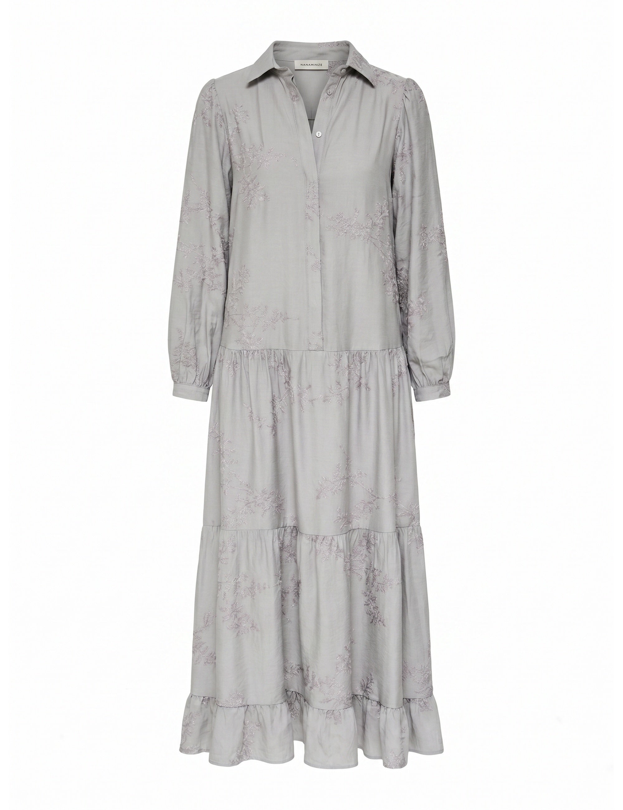 Vestido Sunset Viscose Cinza
