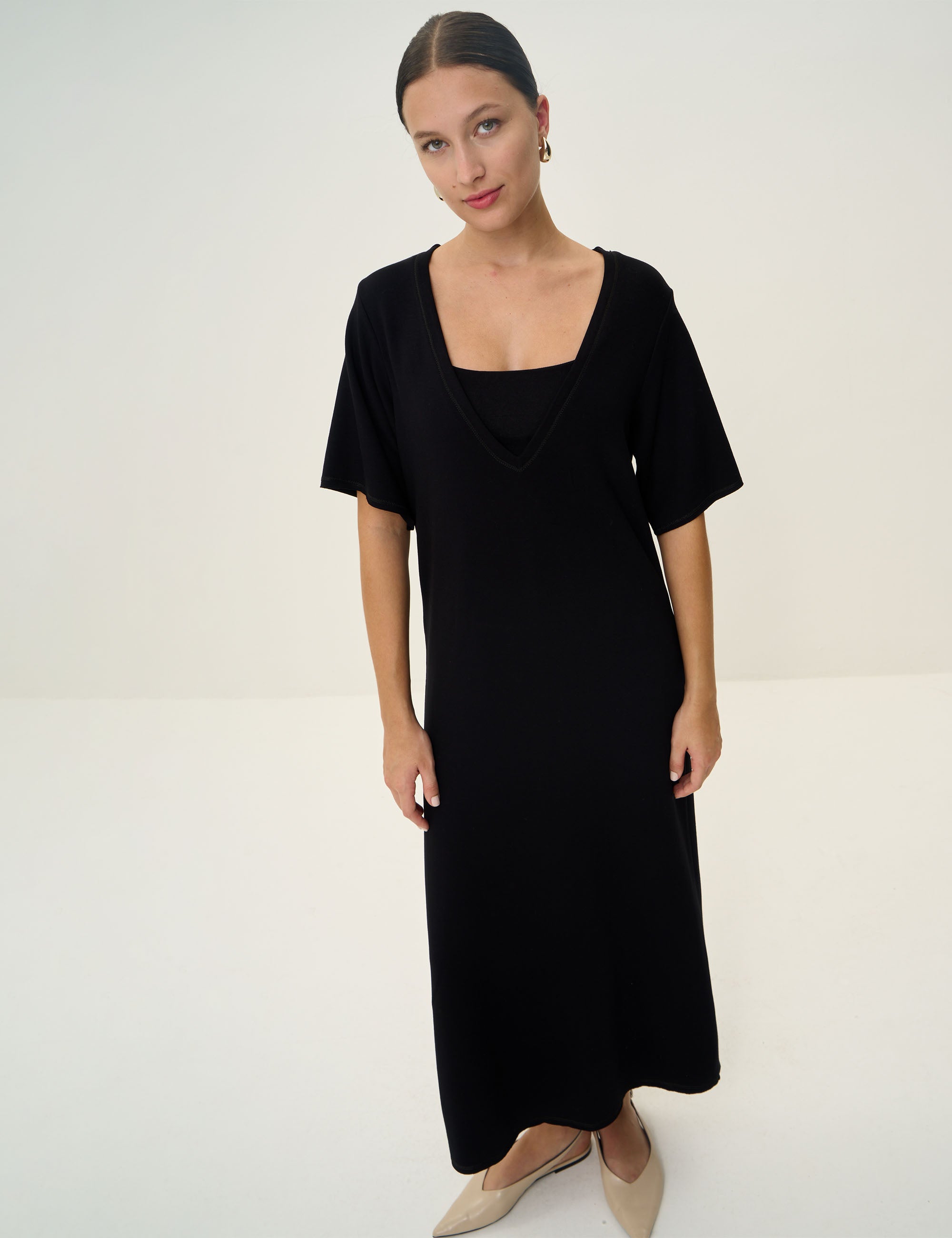 Vestido Analice Confort Preto
