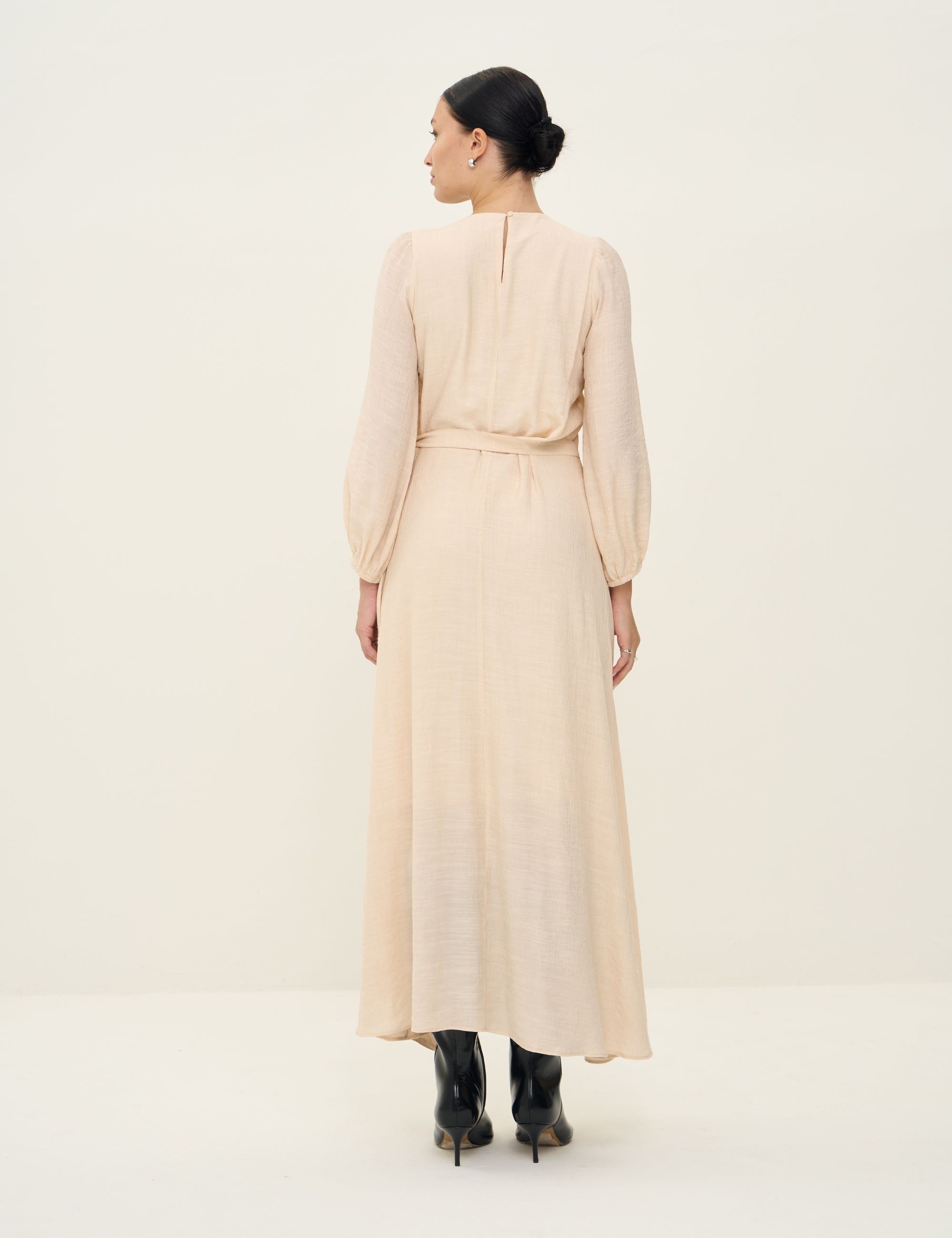 Vestido Andressa Voil Marfim