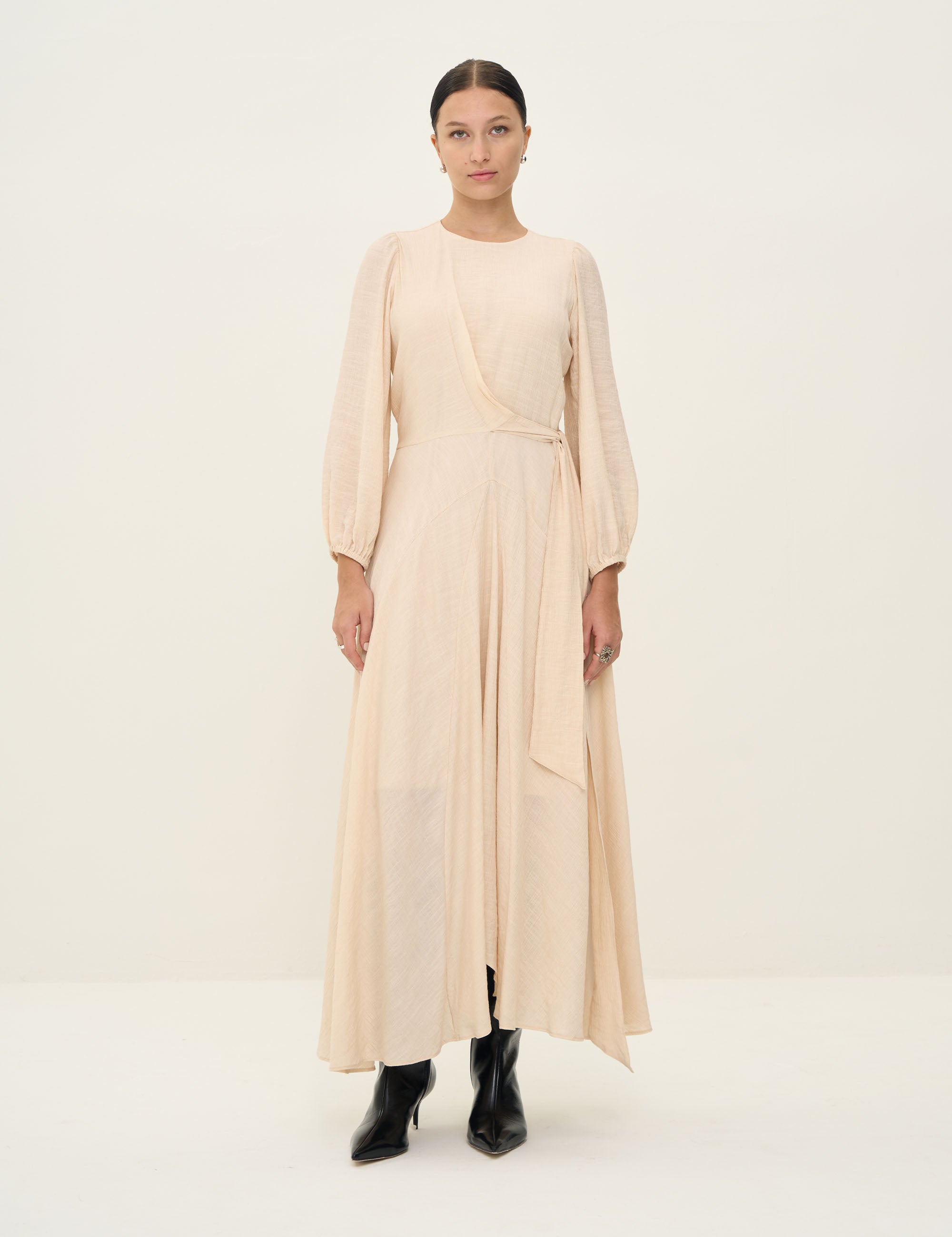 Vestido Andressa Voil Marfim