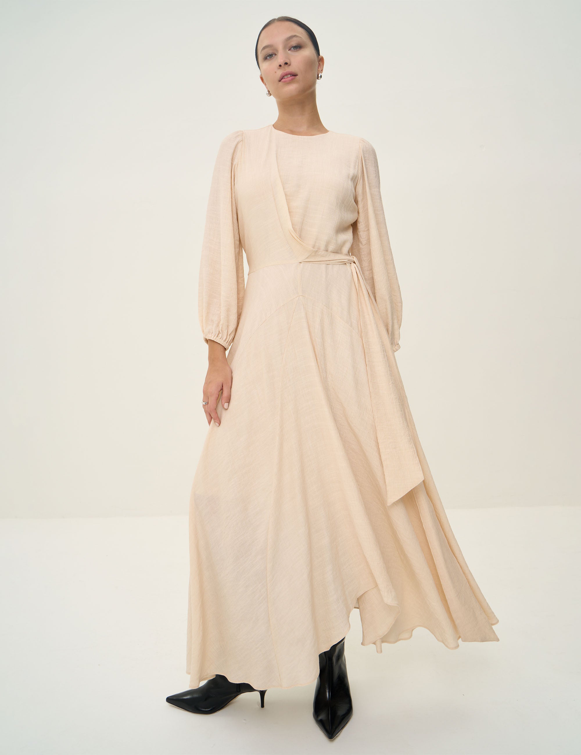 Vestido Andressa Voil Marfim