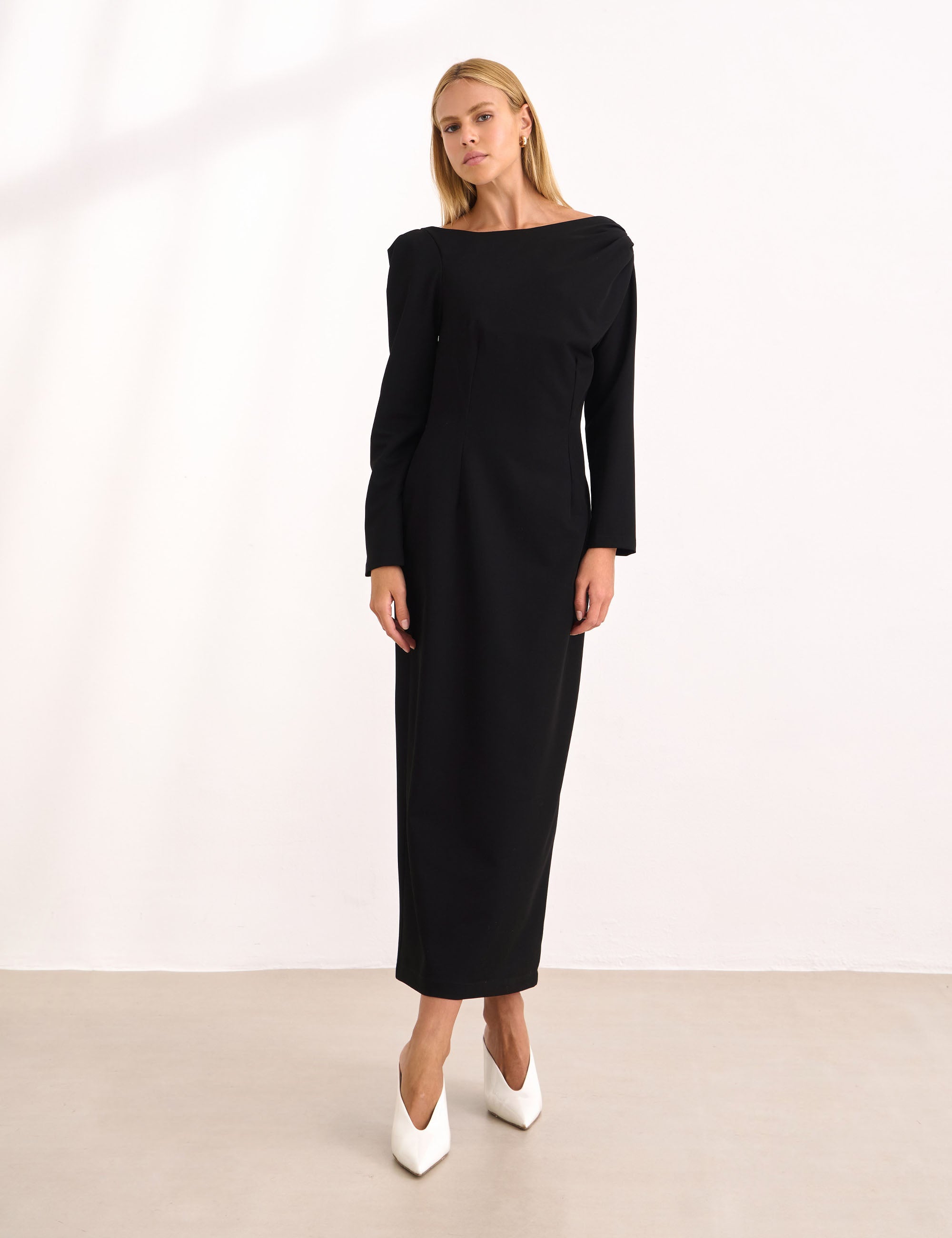 Vestido Arlete Alfaiataria Preto