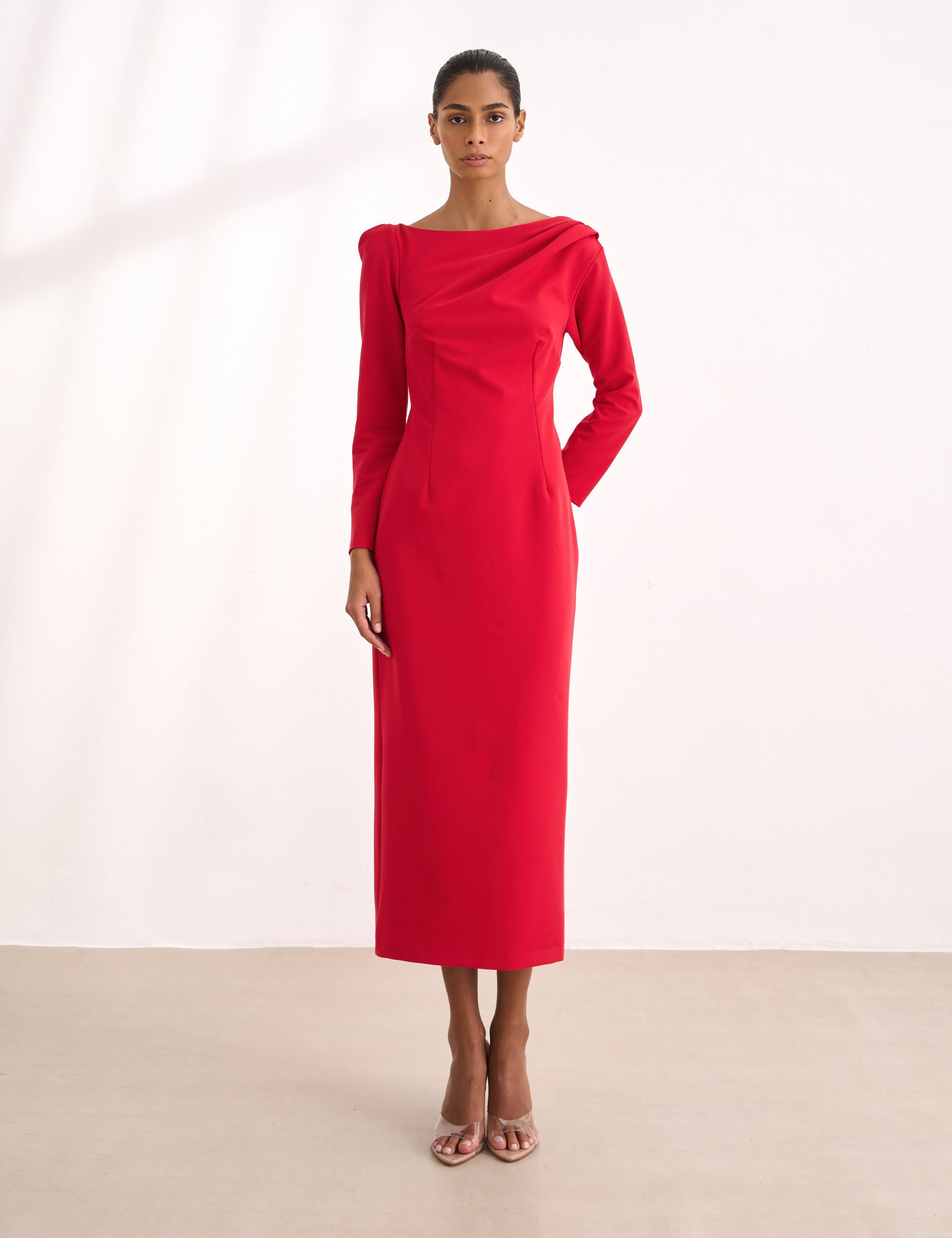 Vestido Arlete Alfaiataria Vermelho