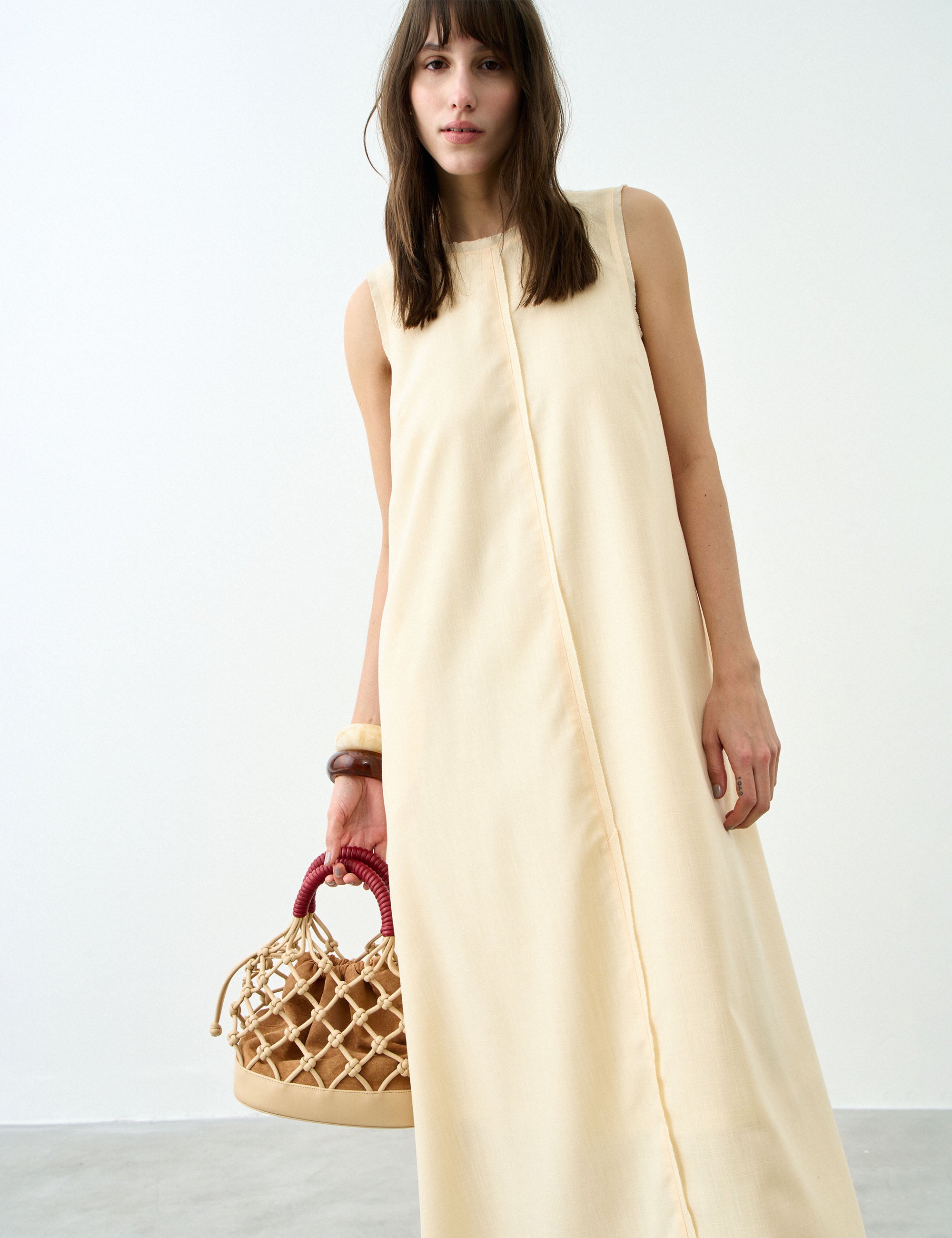 Vestido Ayla Midi Amarelo