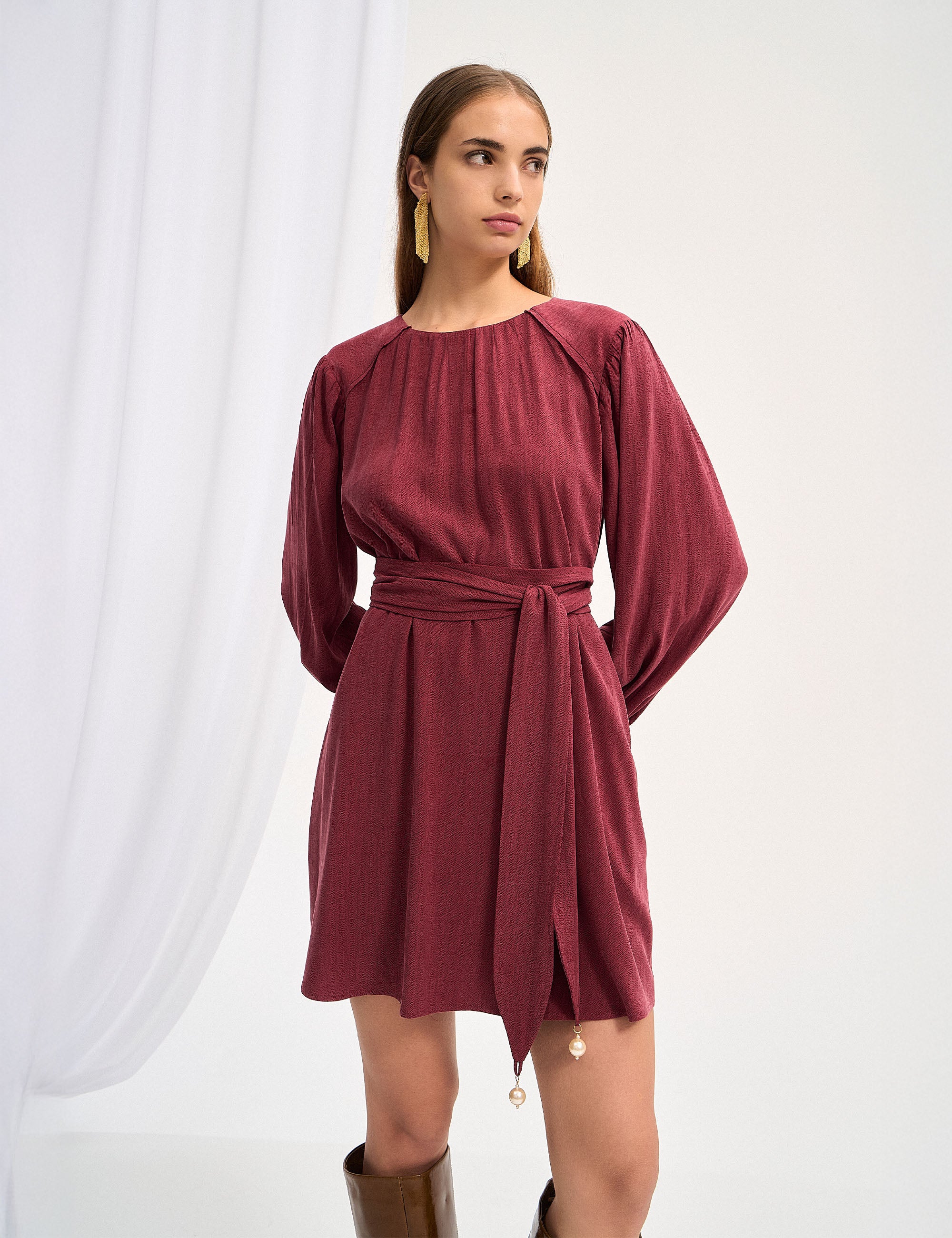 Vestido Bata Gregória Carménère