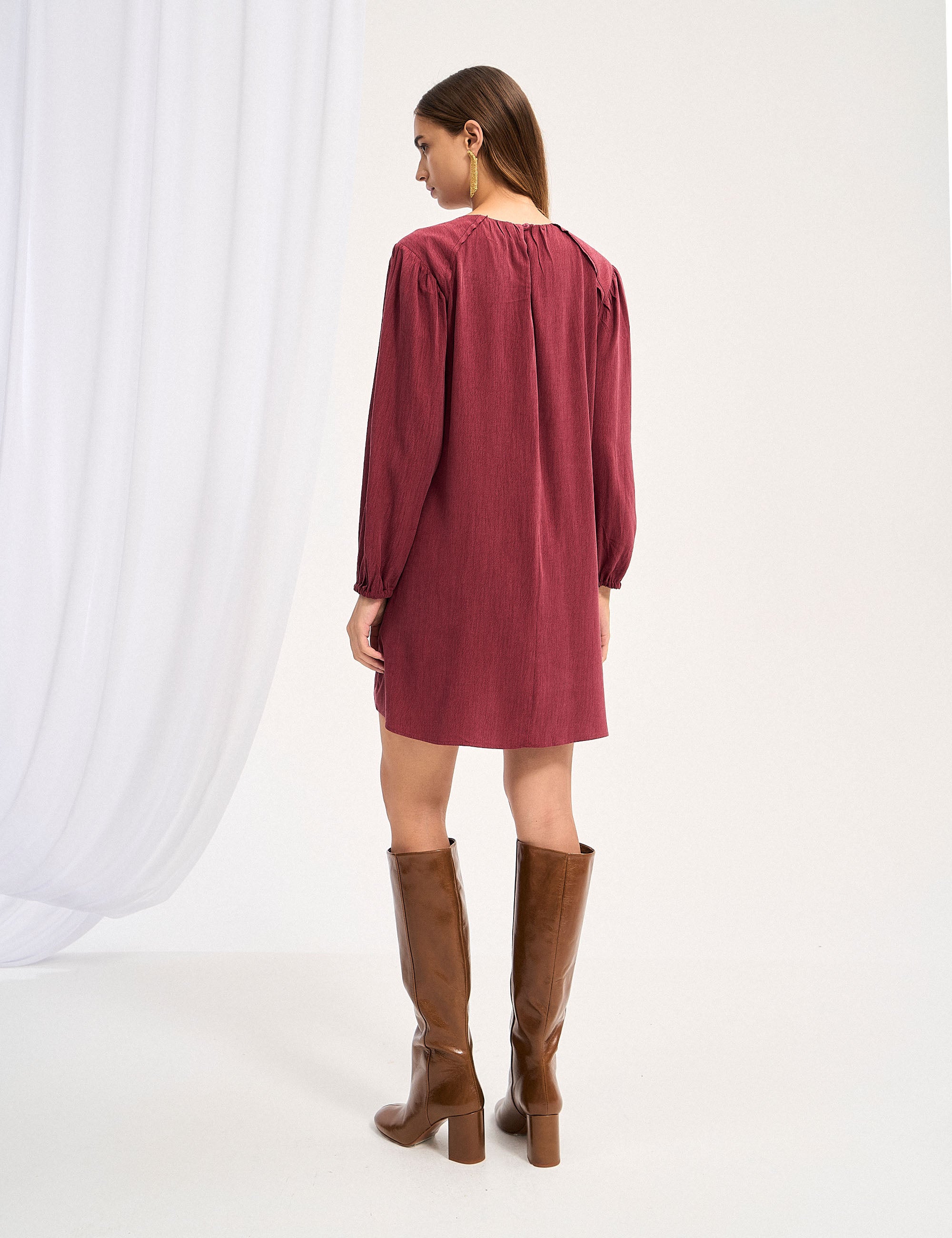 Vestido Bata Gregória Carménère