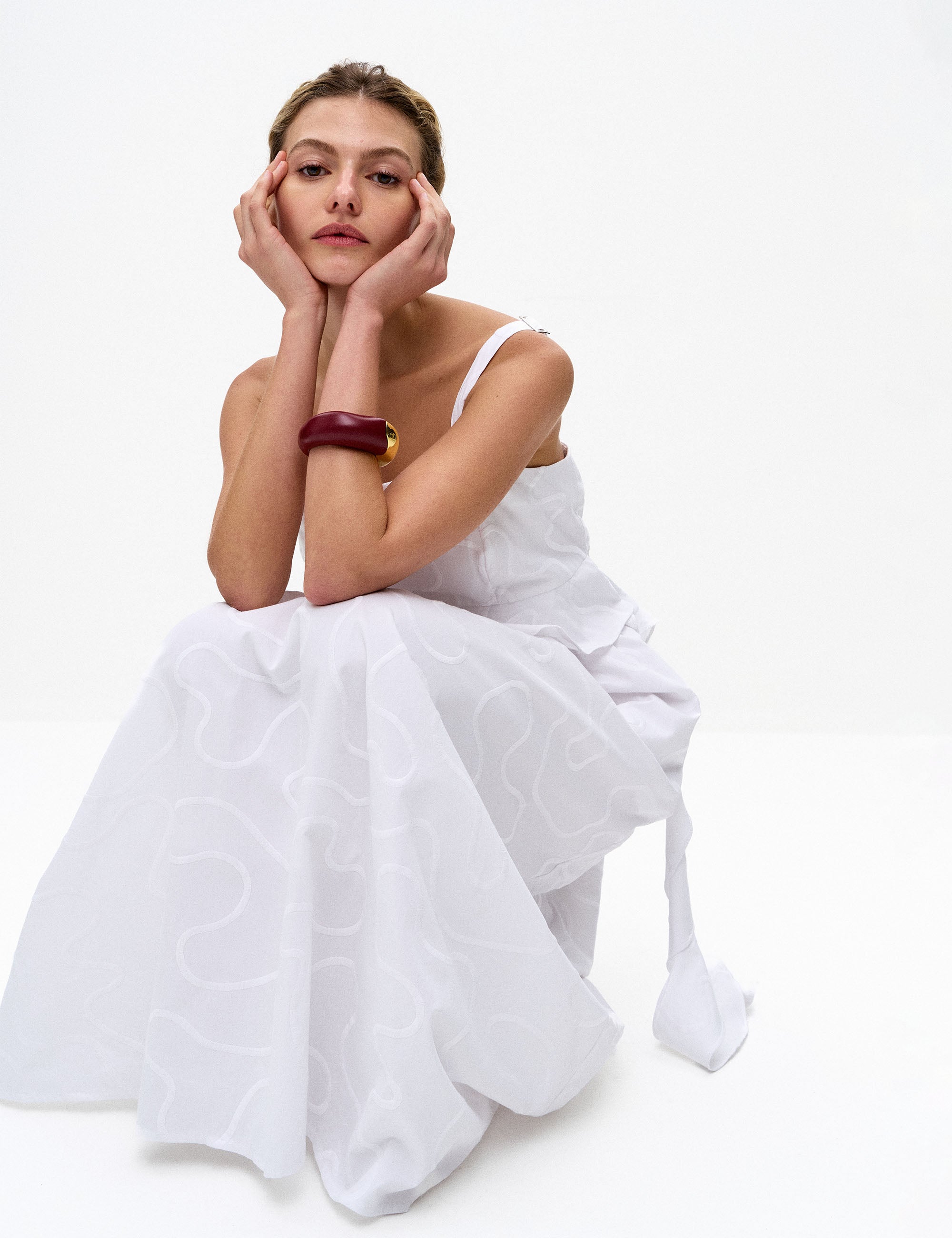 Vestido Dalila Tricoline Off White