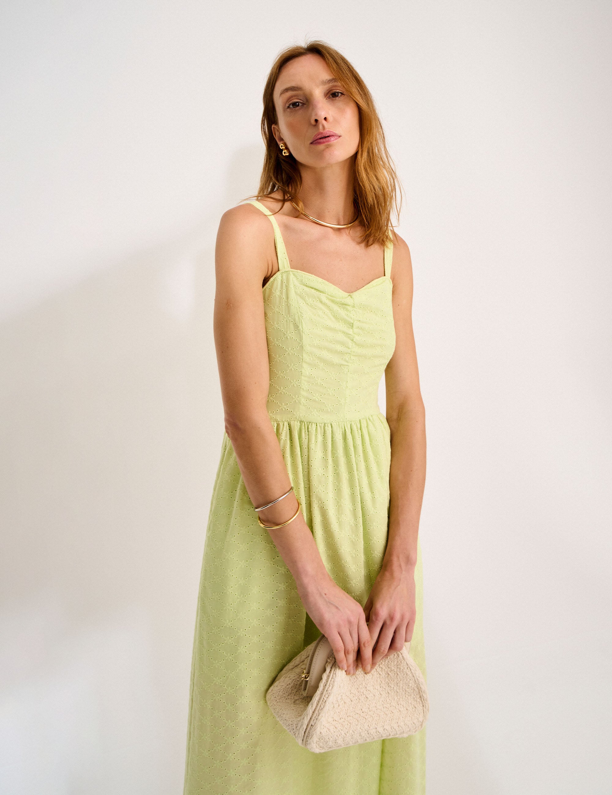 Vestido Fernanda Laise Maçã Verde