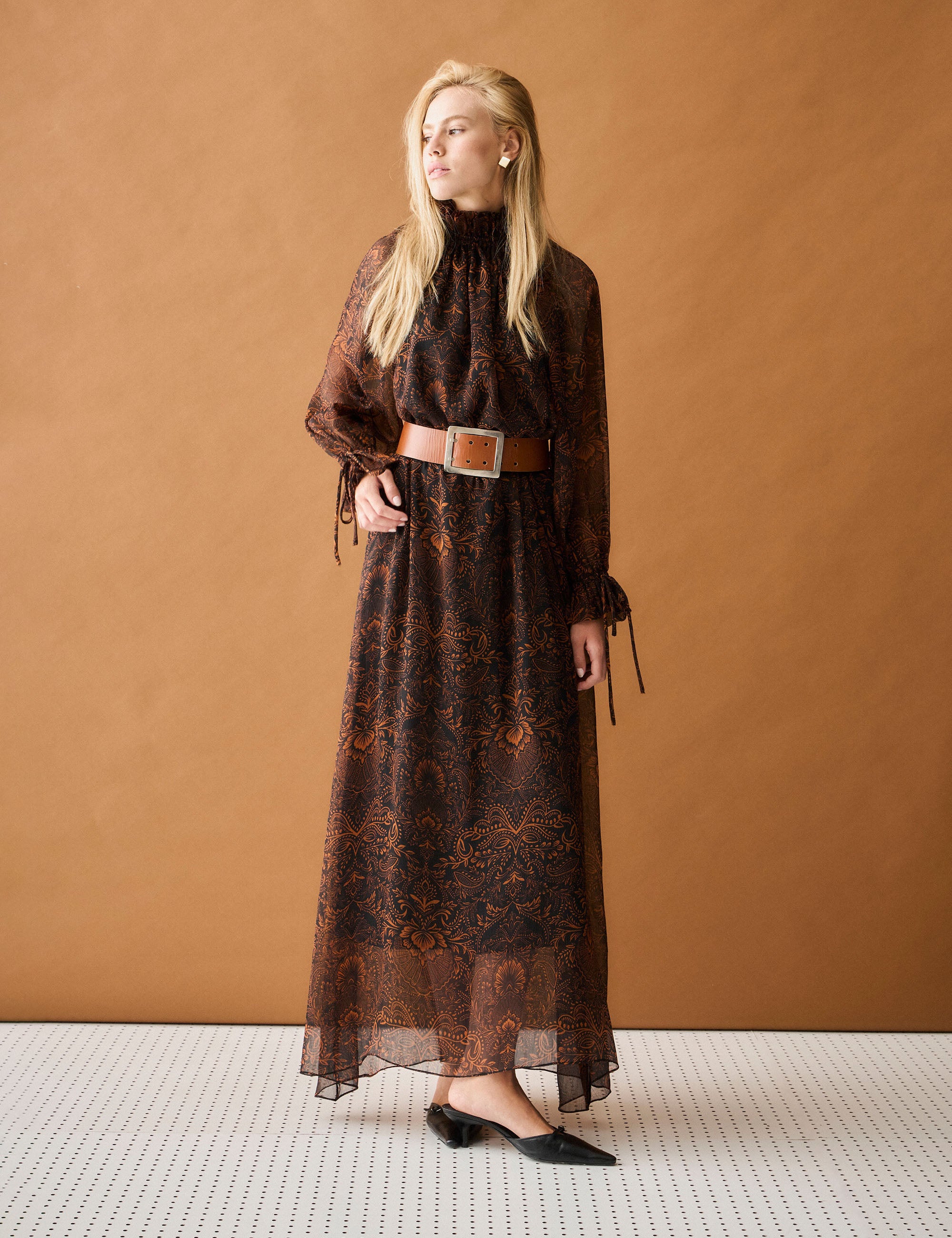 Vestido Grazi Chiffon Preto