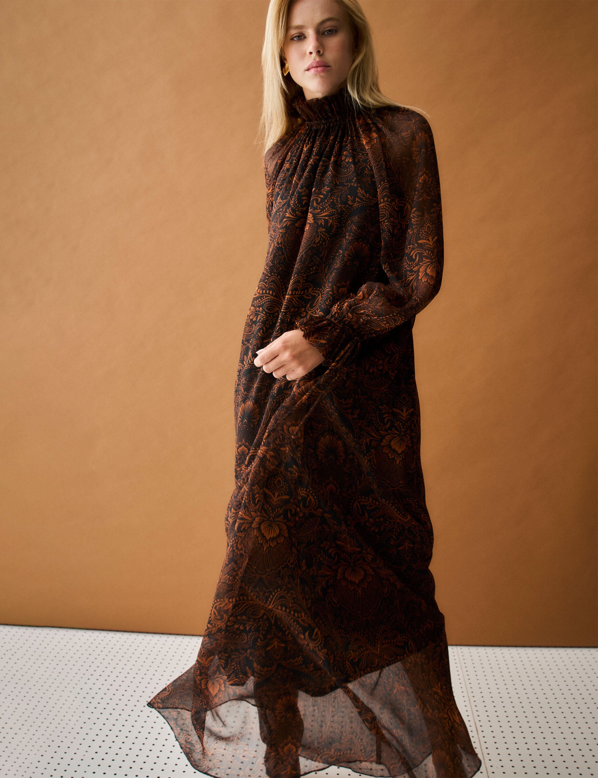 Vestido Grazi Chiffon Preto