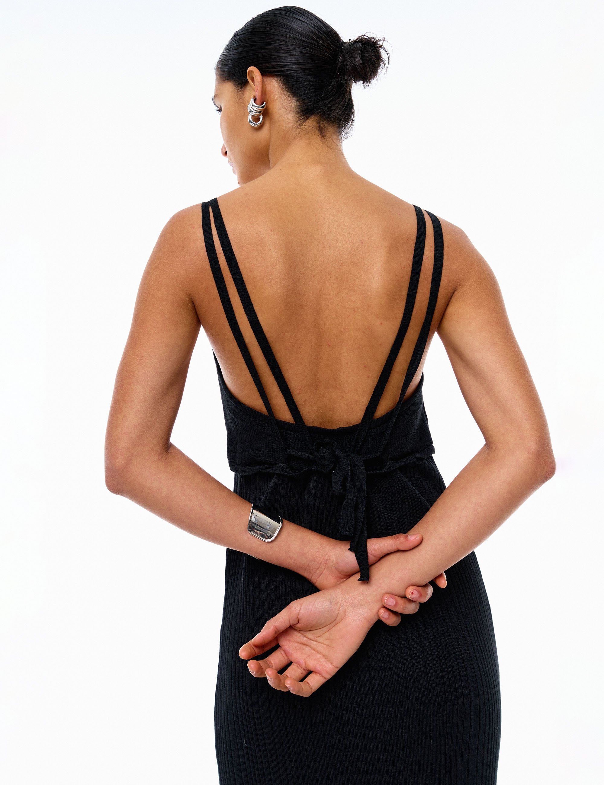 Vestido Lauren Tricot Preto