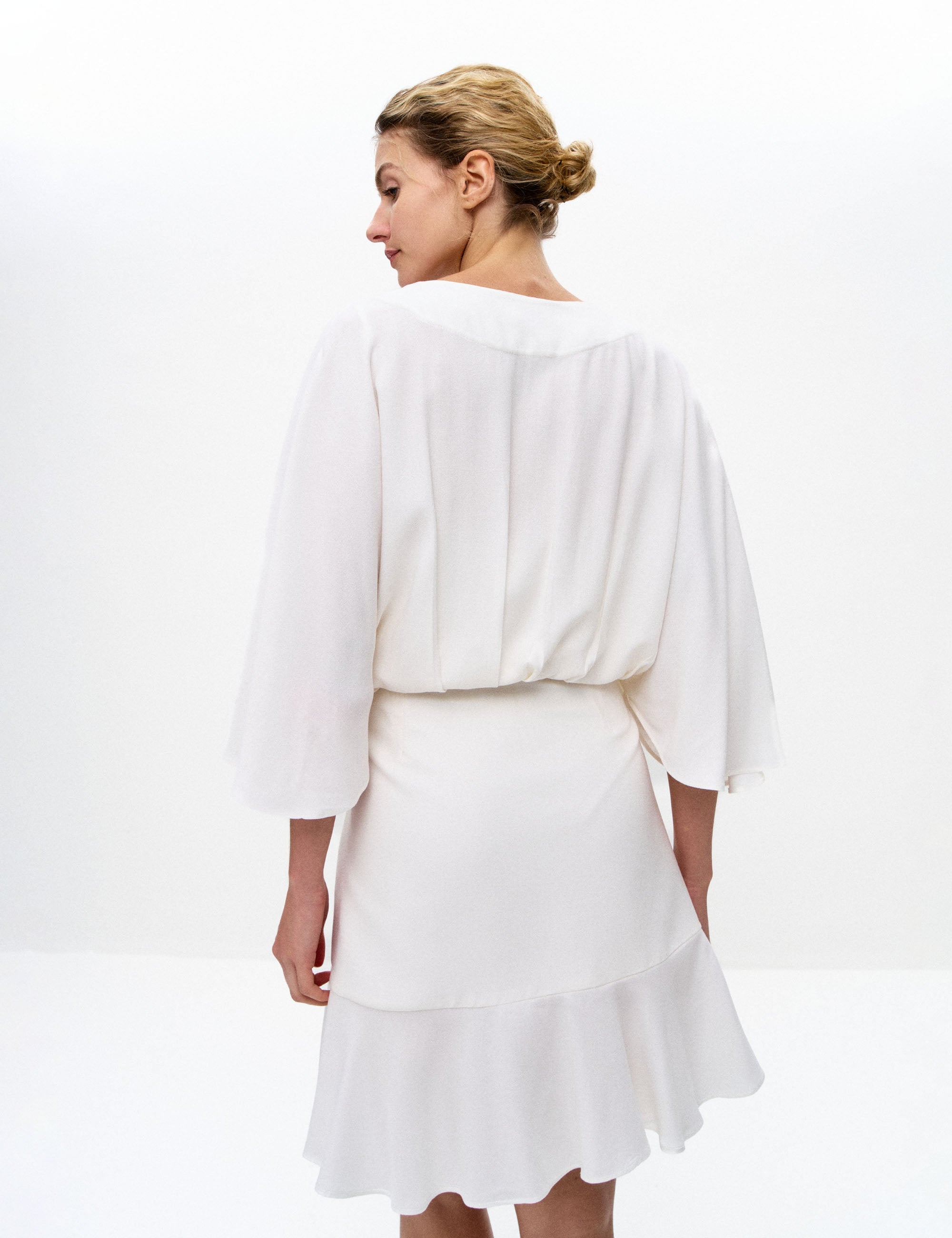 Vestido Layla Viscose Off White