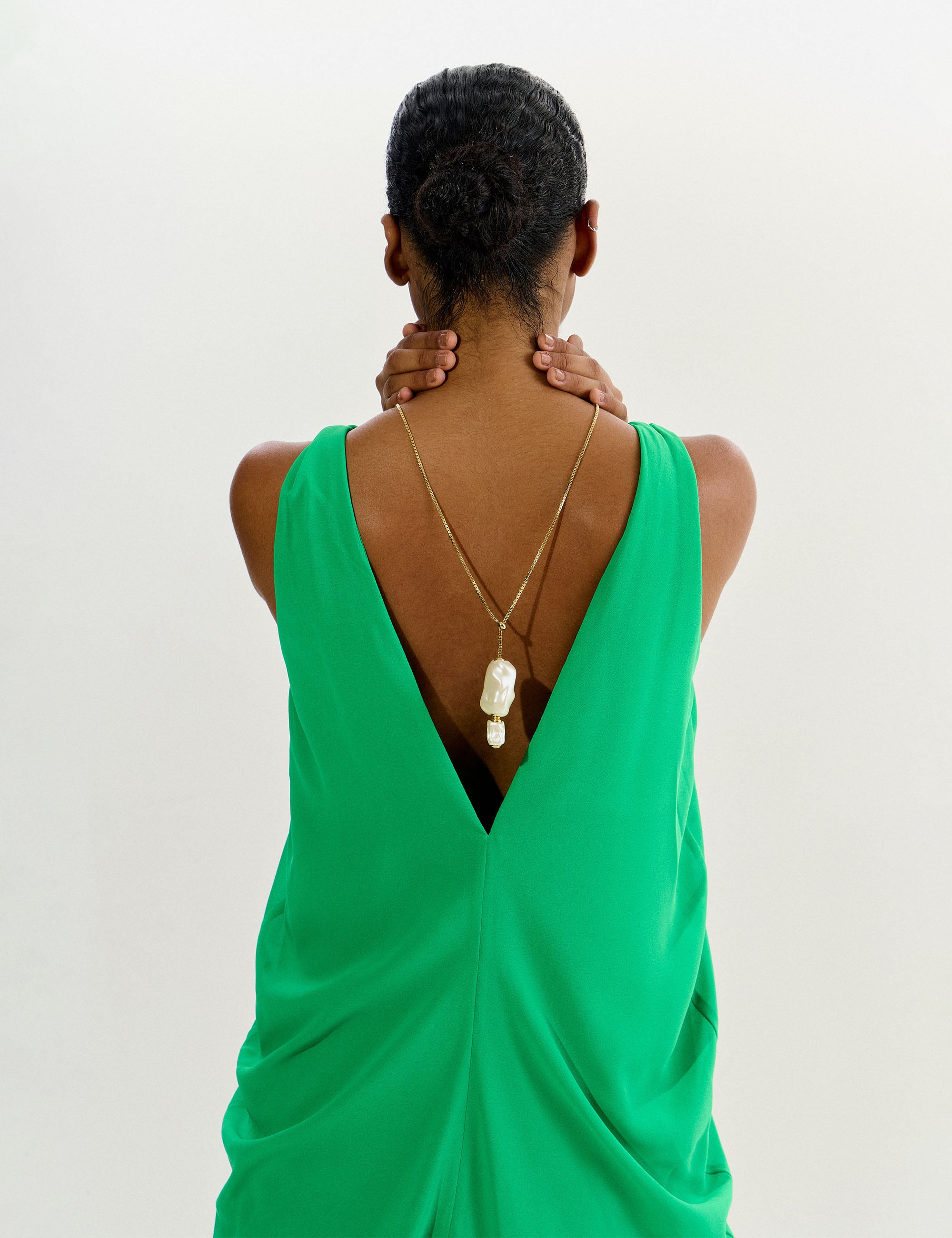 Vestido Luciana Musseline Verde