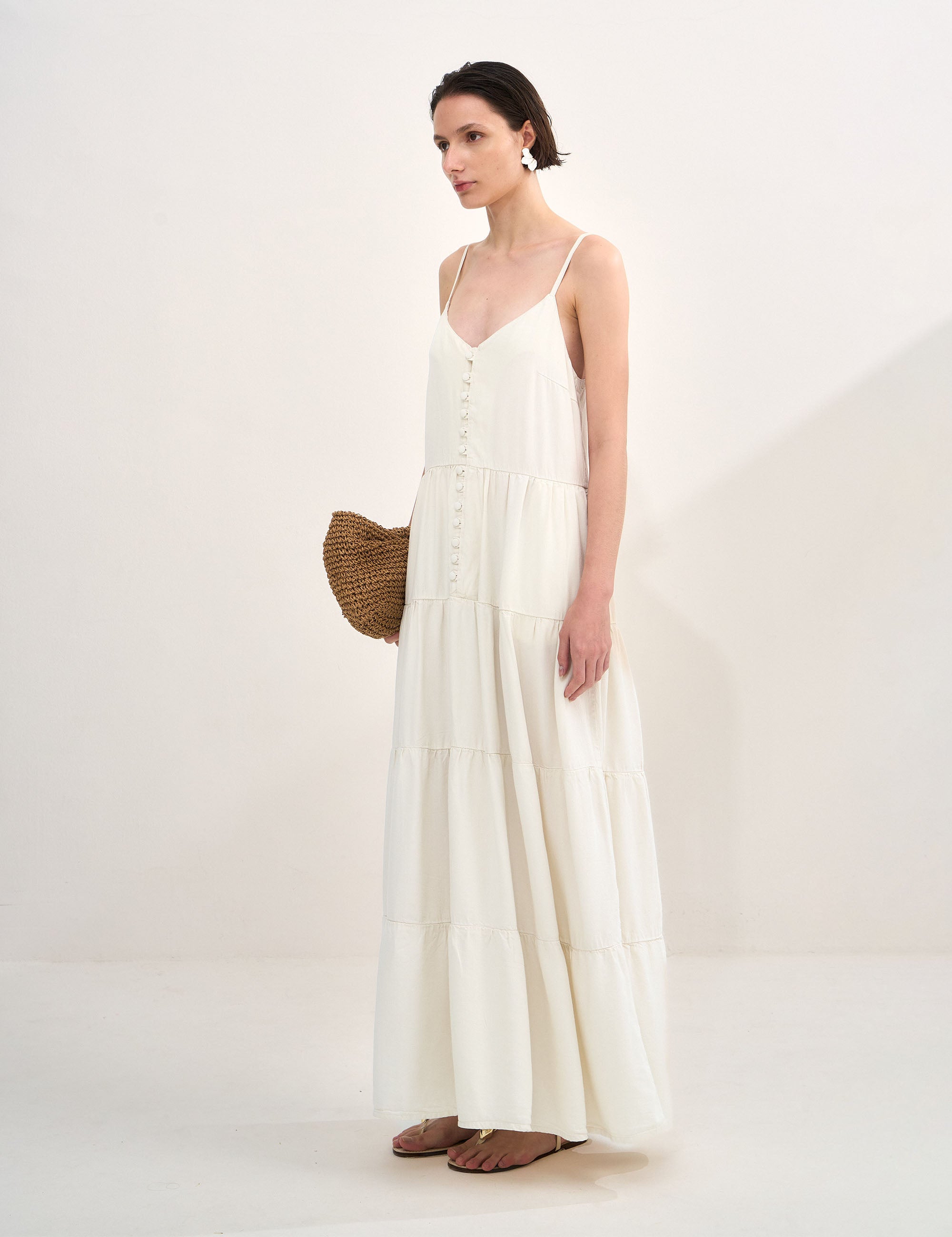 Vestido Lucy Liocel Areia