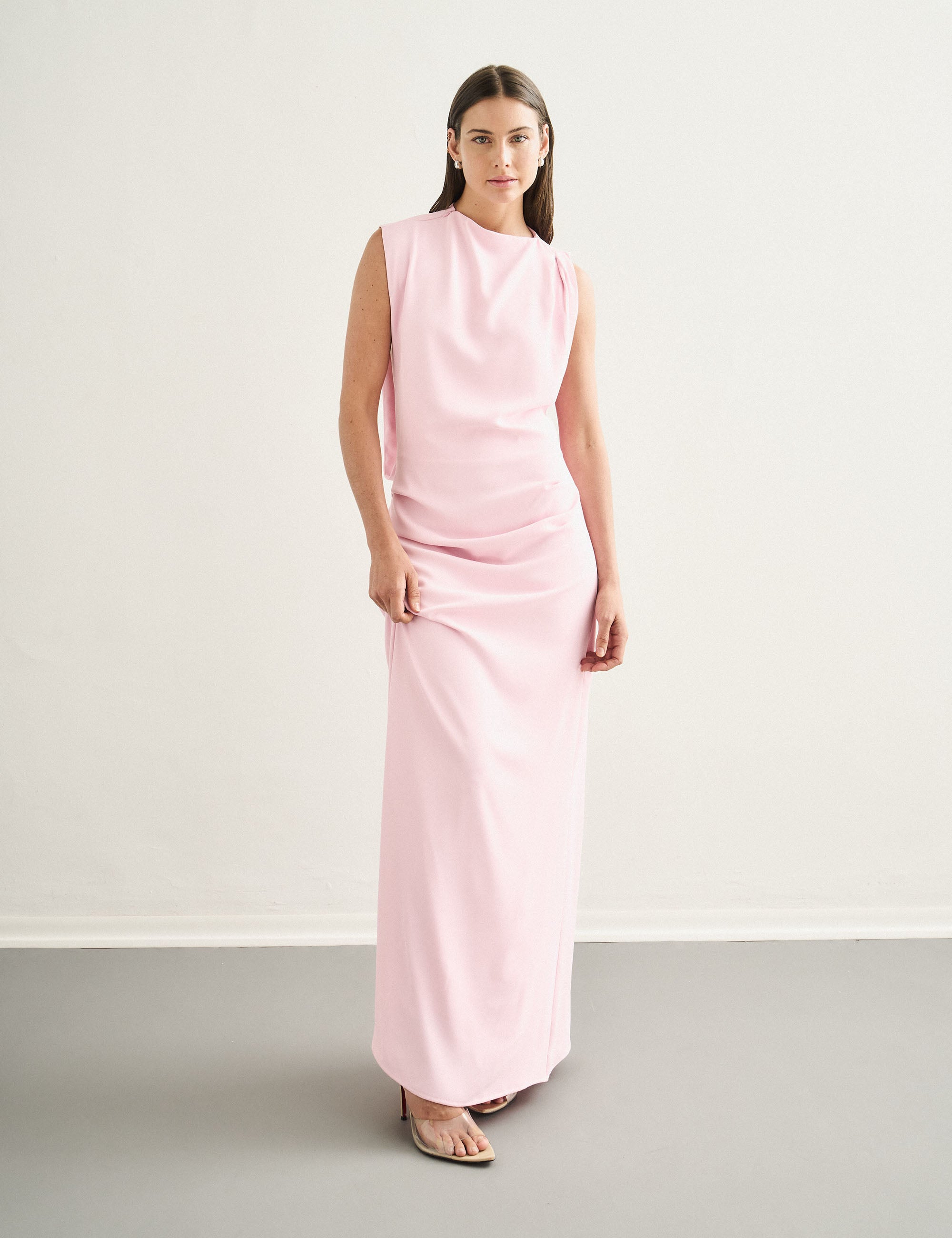 Vestido Lune Alfaiataria Rosa