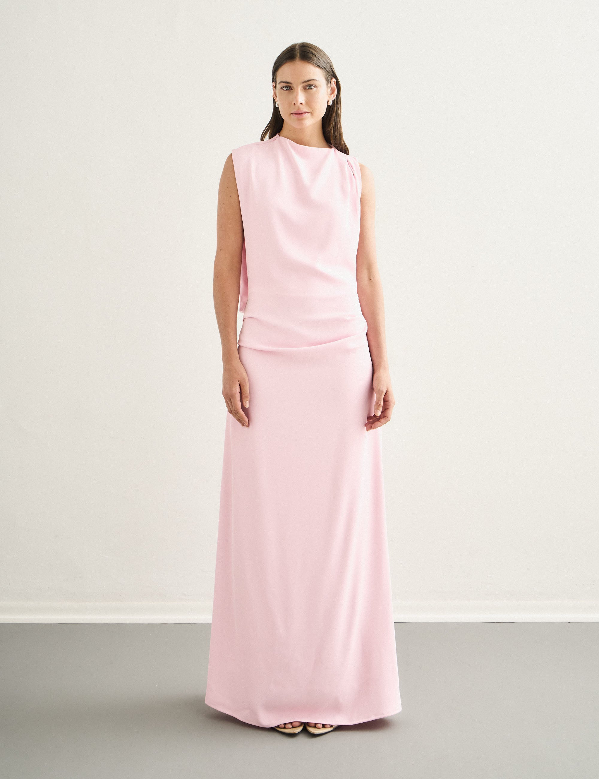 Vestido Lune Alfaiataria Rosa