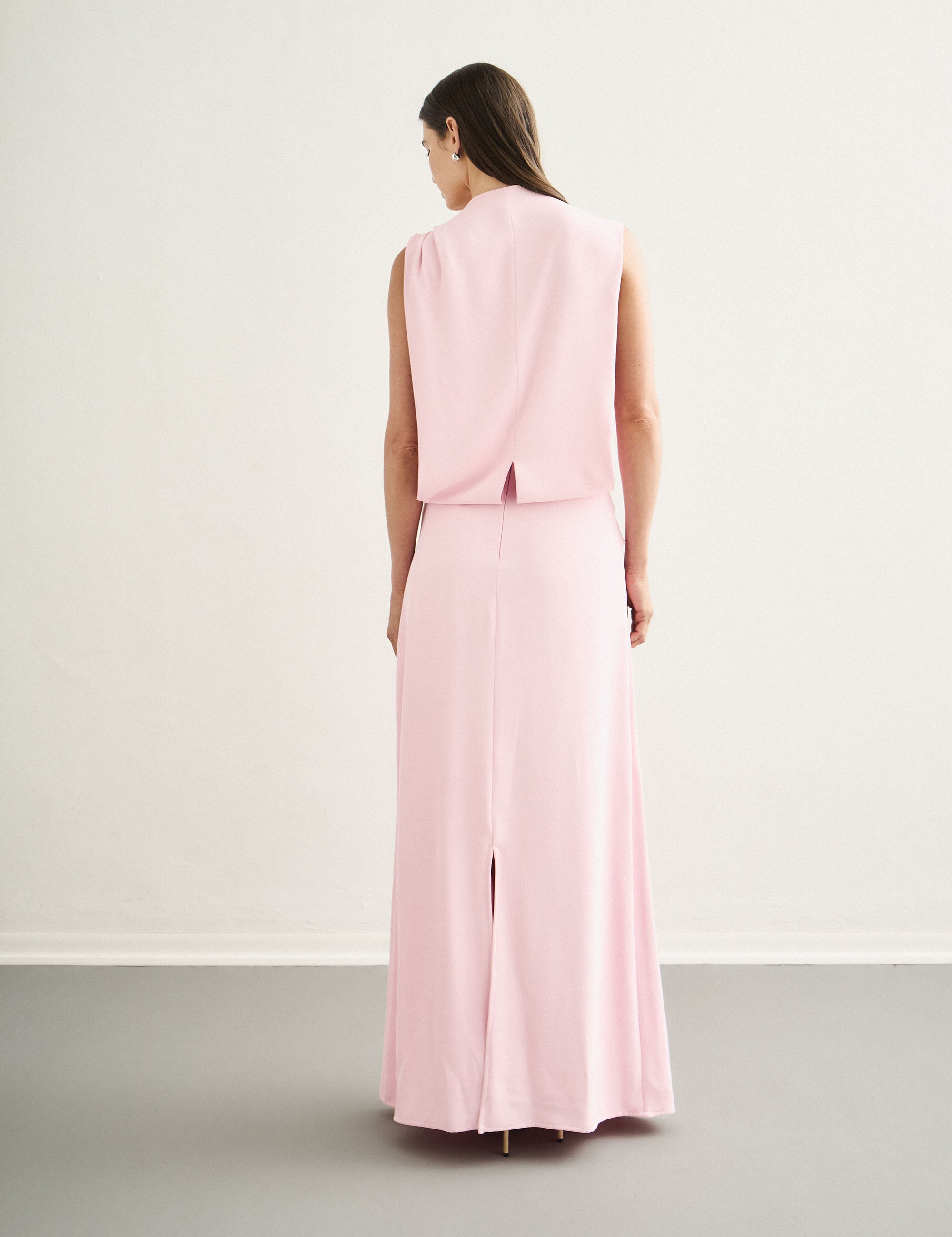 Vestido Lune Alfaiataria Rosa