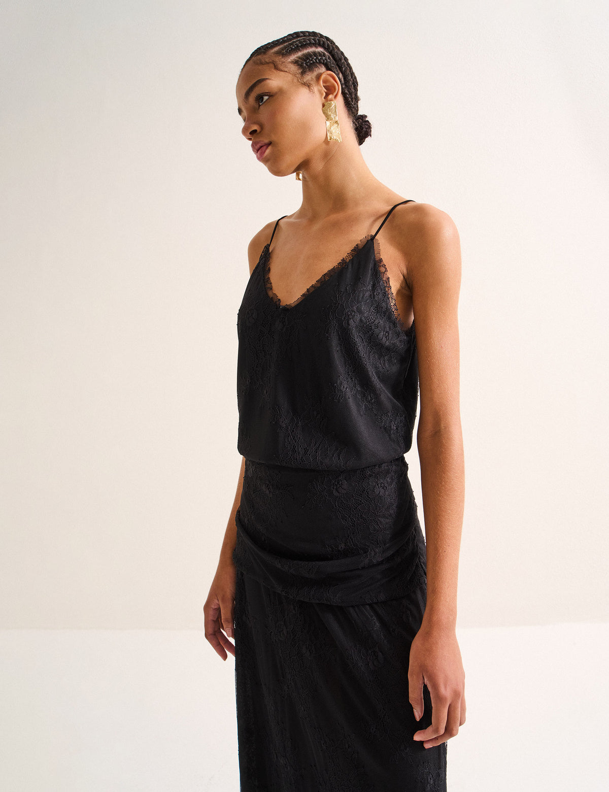 Vestido Madelyn Renda Preto