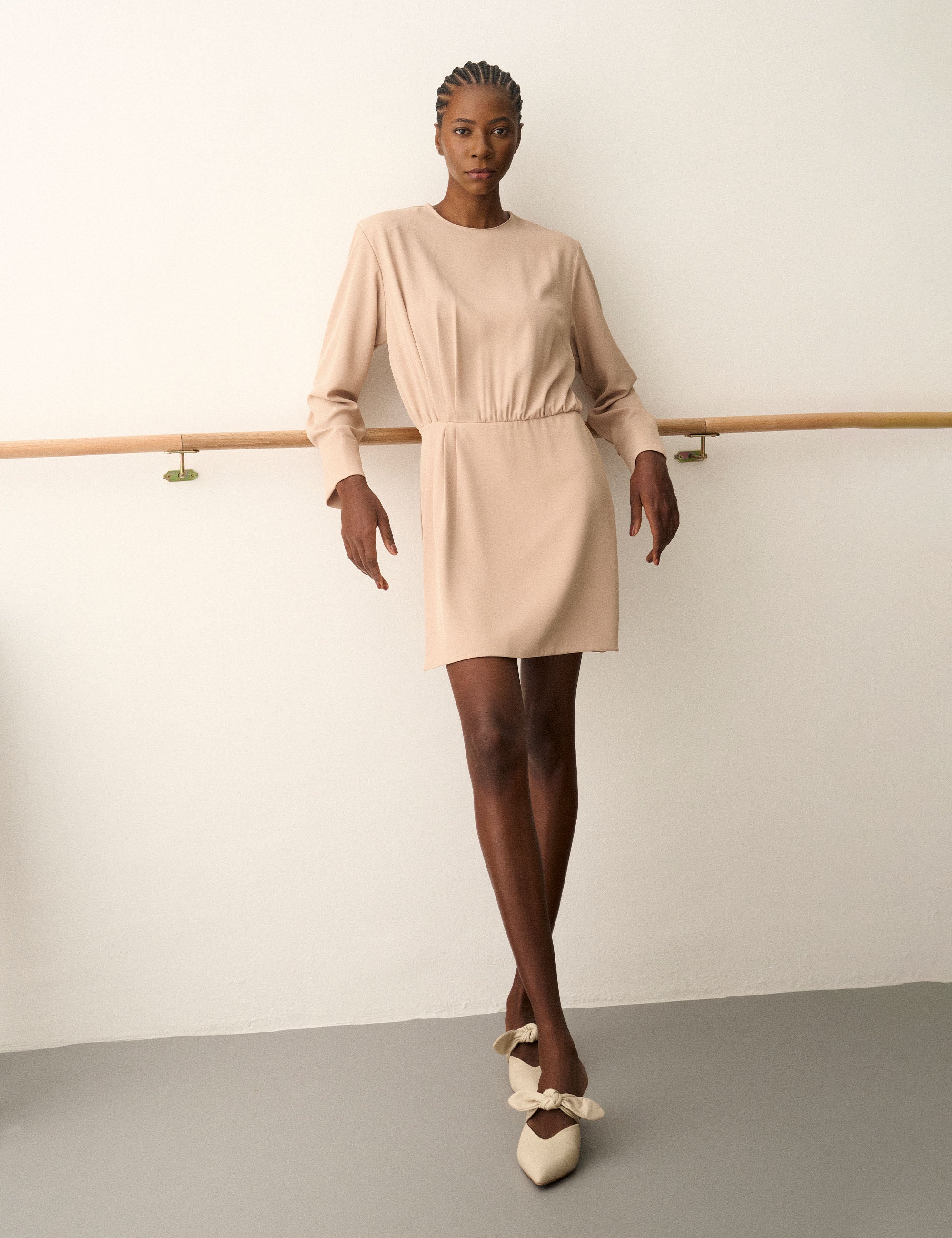 Vestido Mayla Fluido Ivory