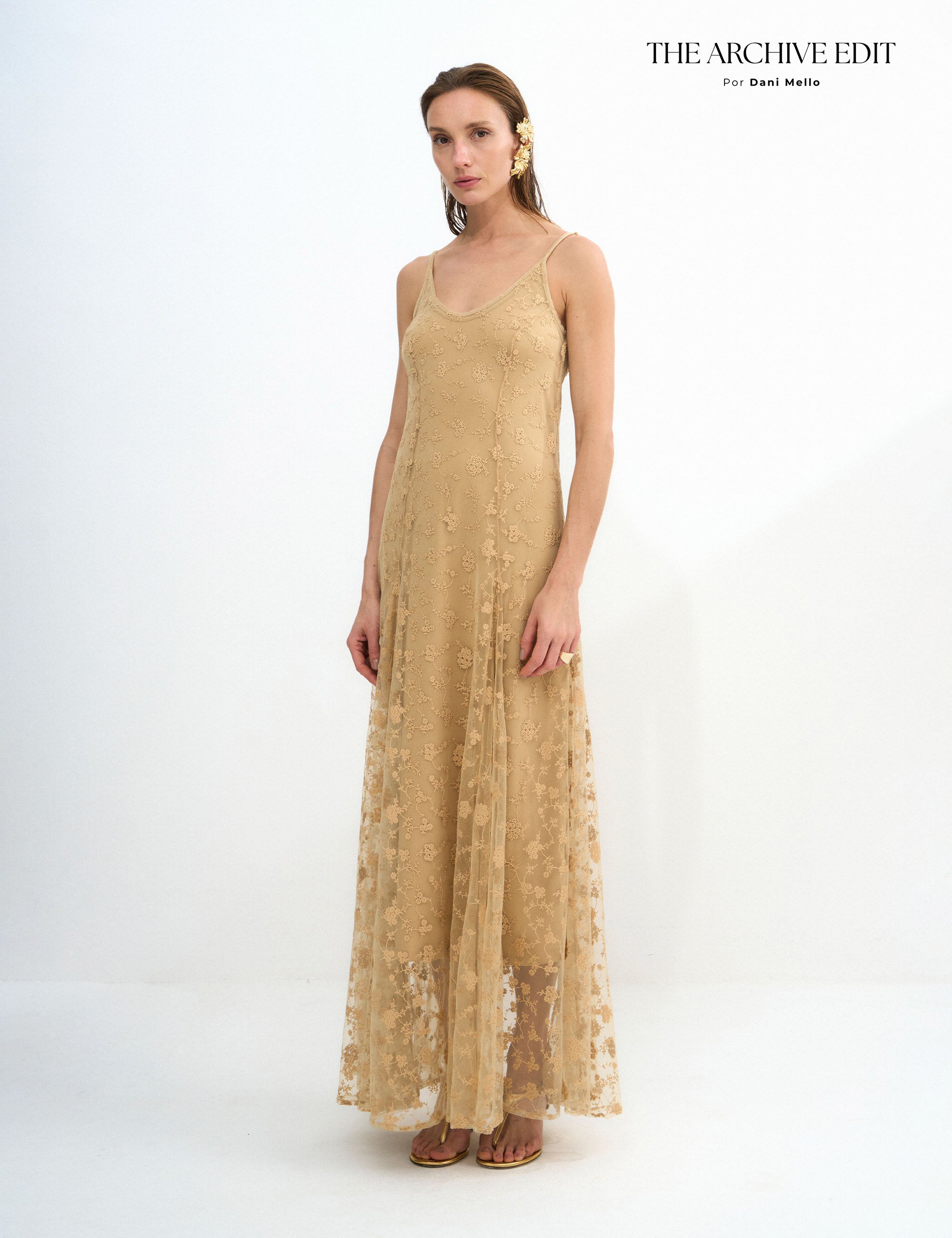 Vestido Provence Tule Ceramica