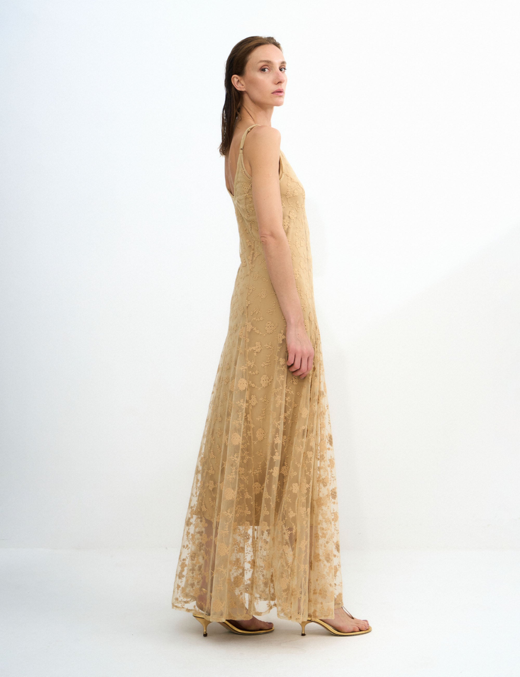 Vestido Provence Tule Ceramica