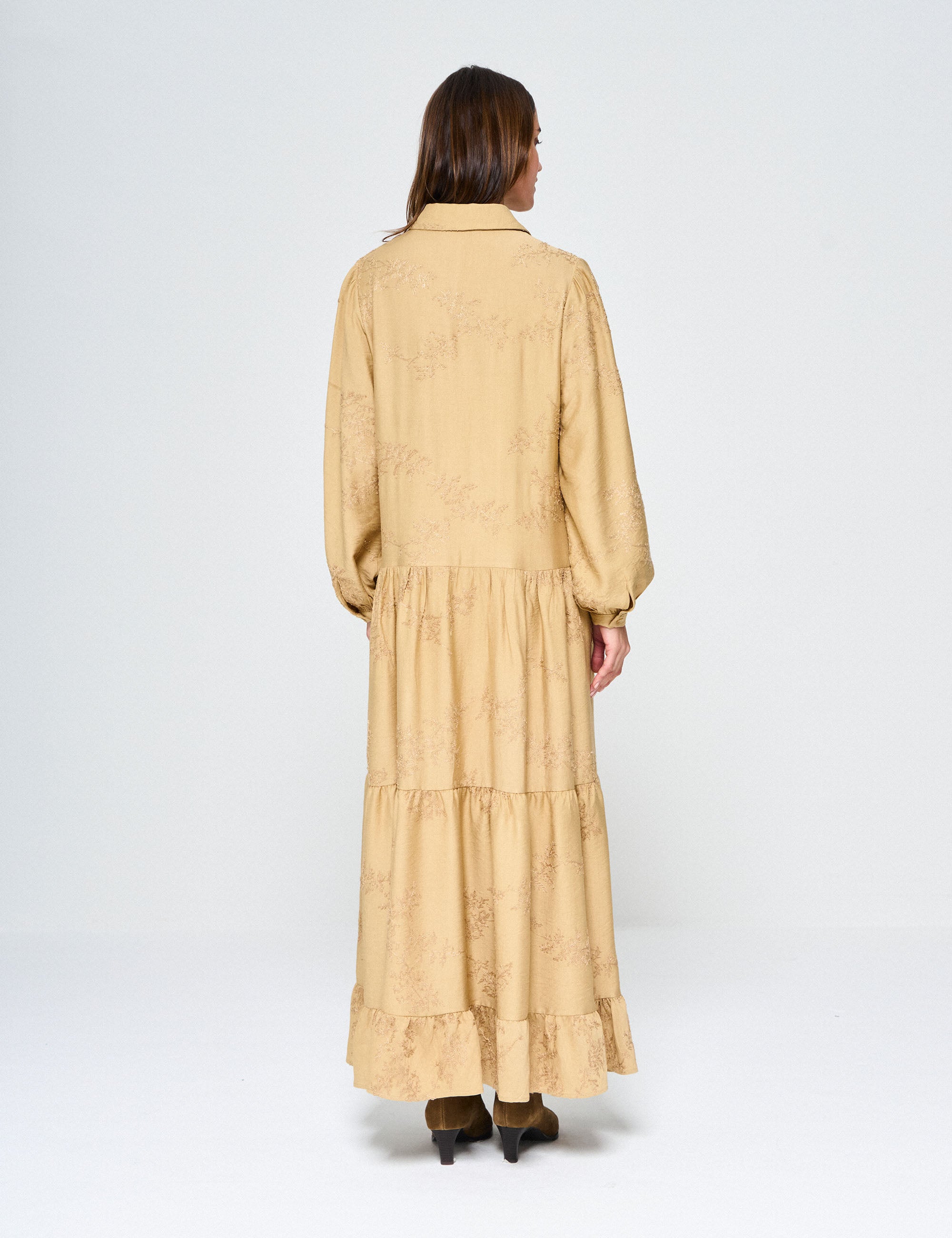 Vestido Sunset Viscose Bege