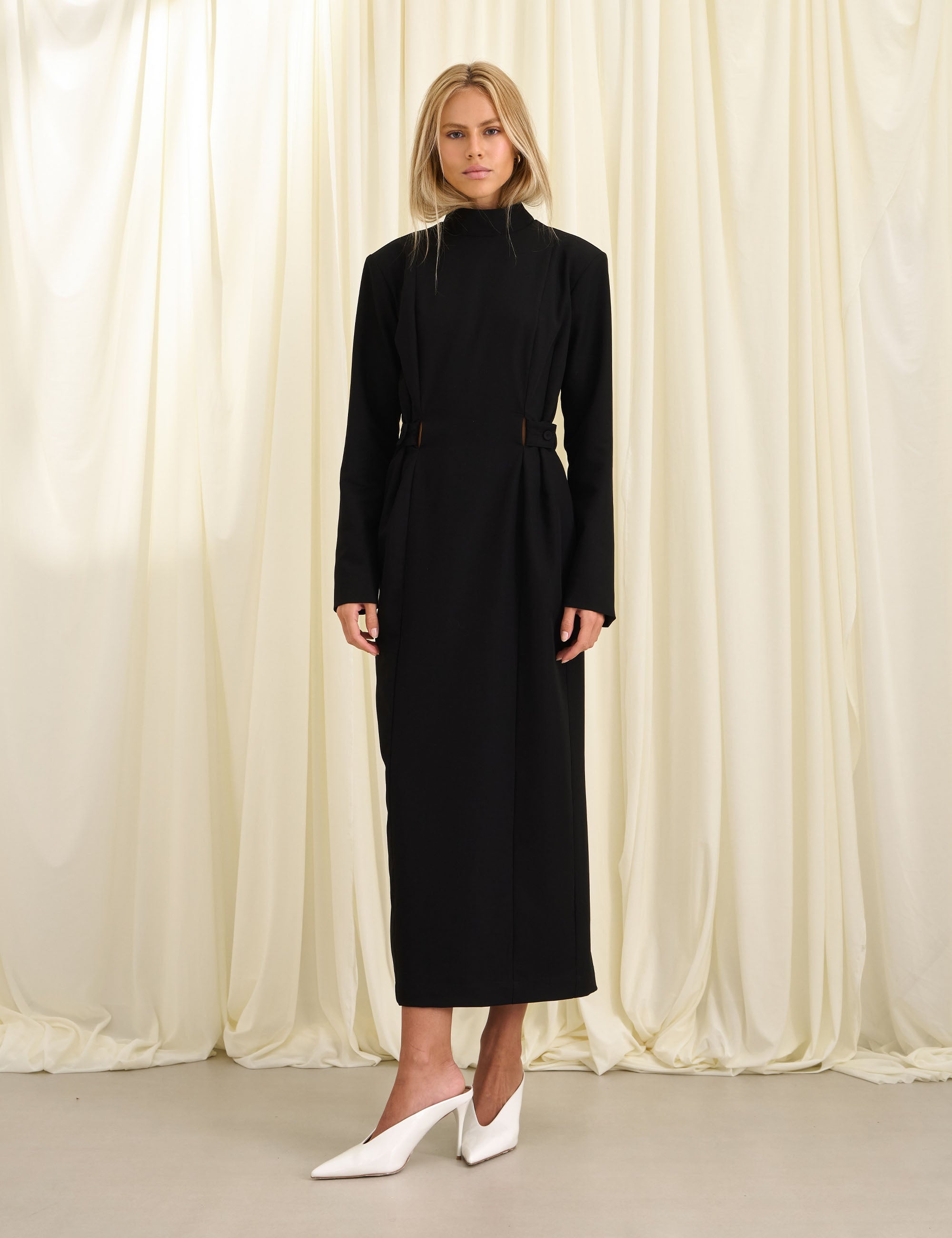 Vestido Sylvie Alfaiataria Preto