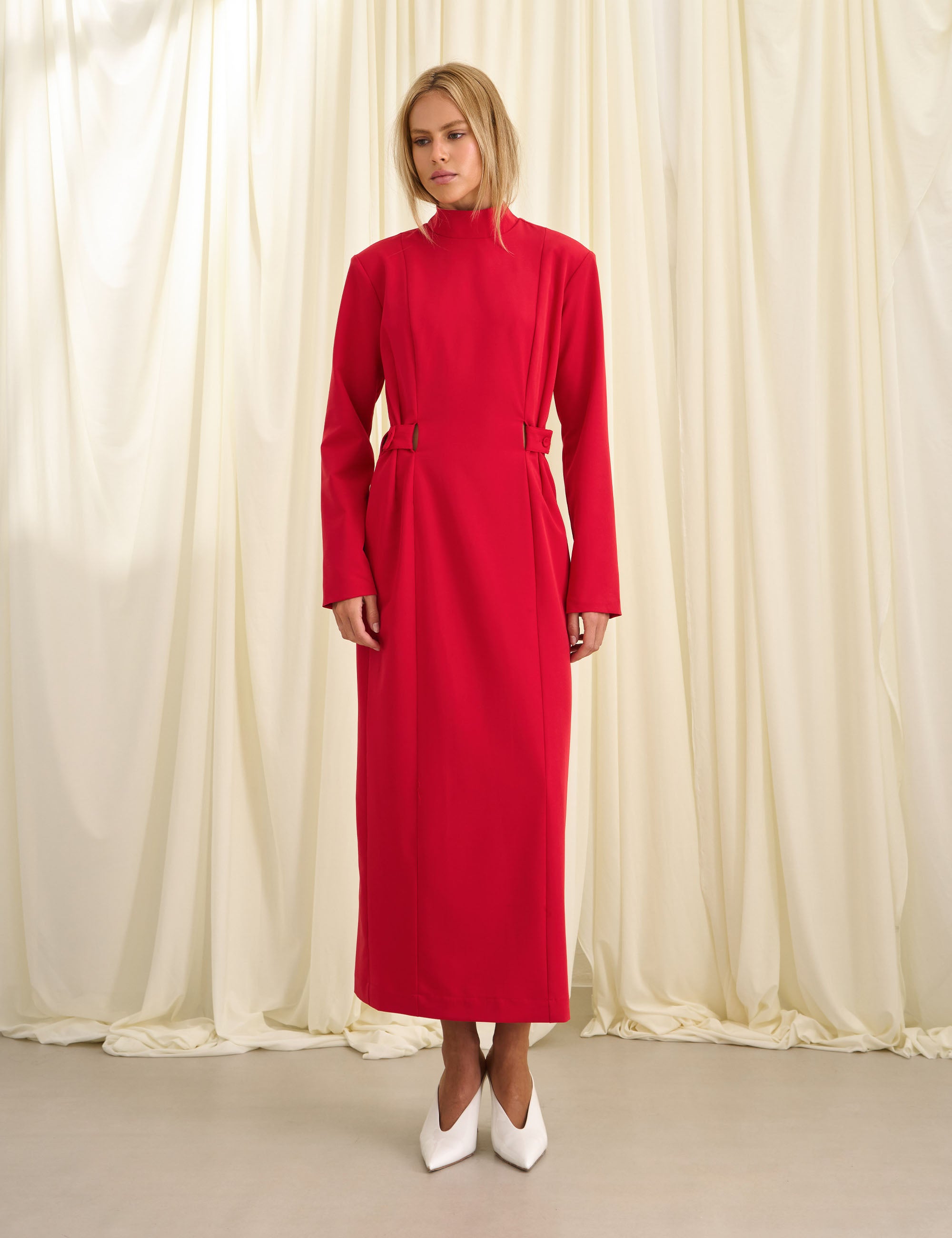 Vestido Sylvie Alfaiataria Vermelho