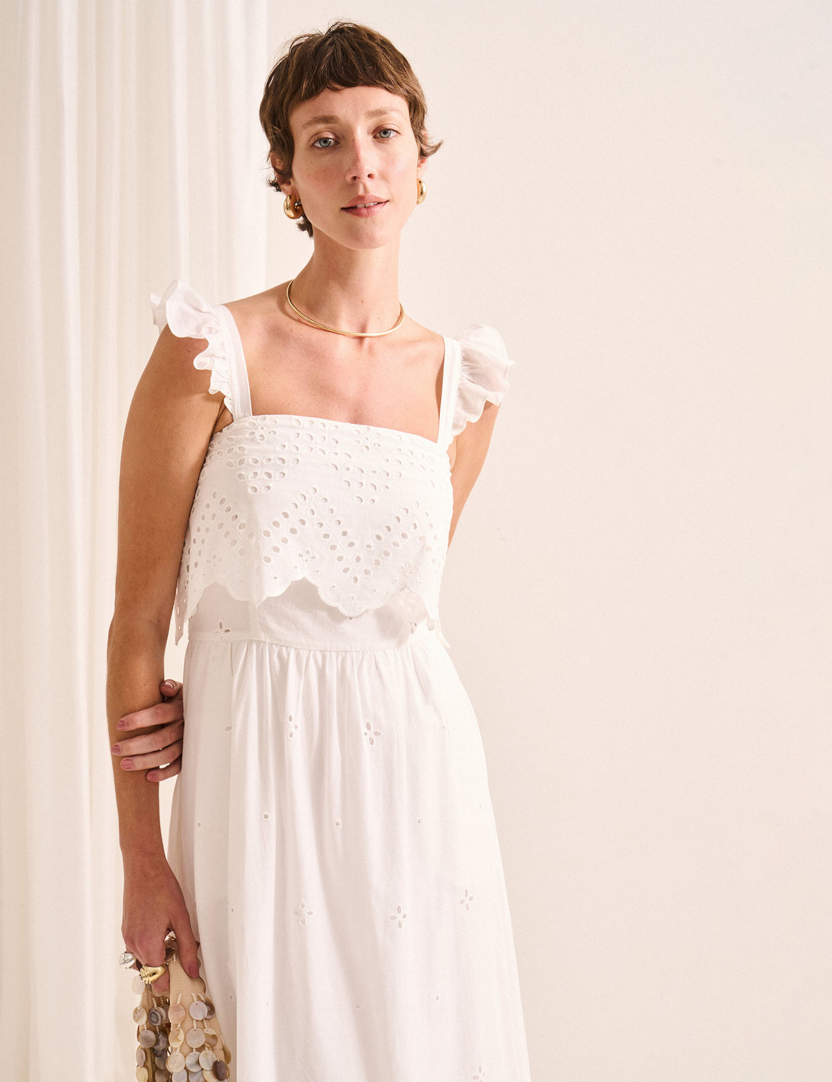 Vestido Veroh Laise Off White