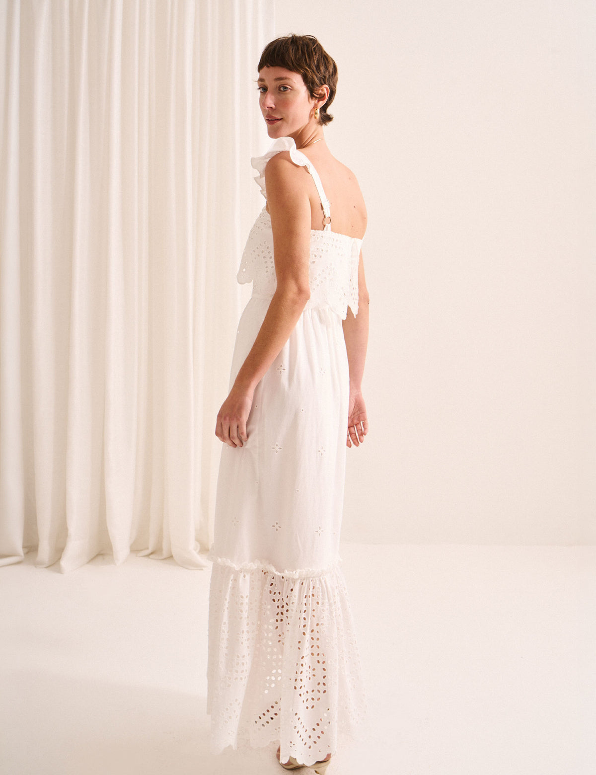 Vestido Veroh Laise Off White