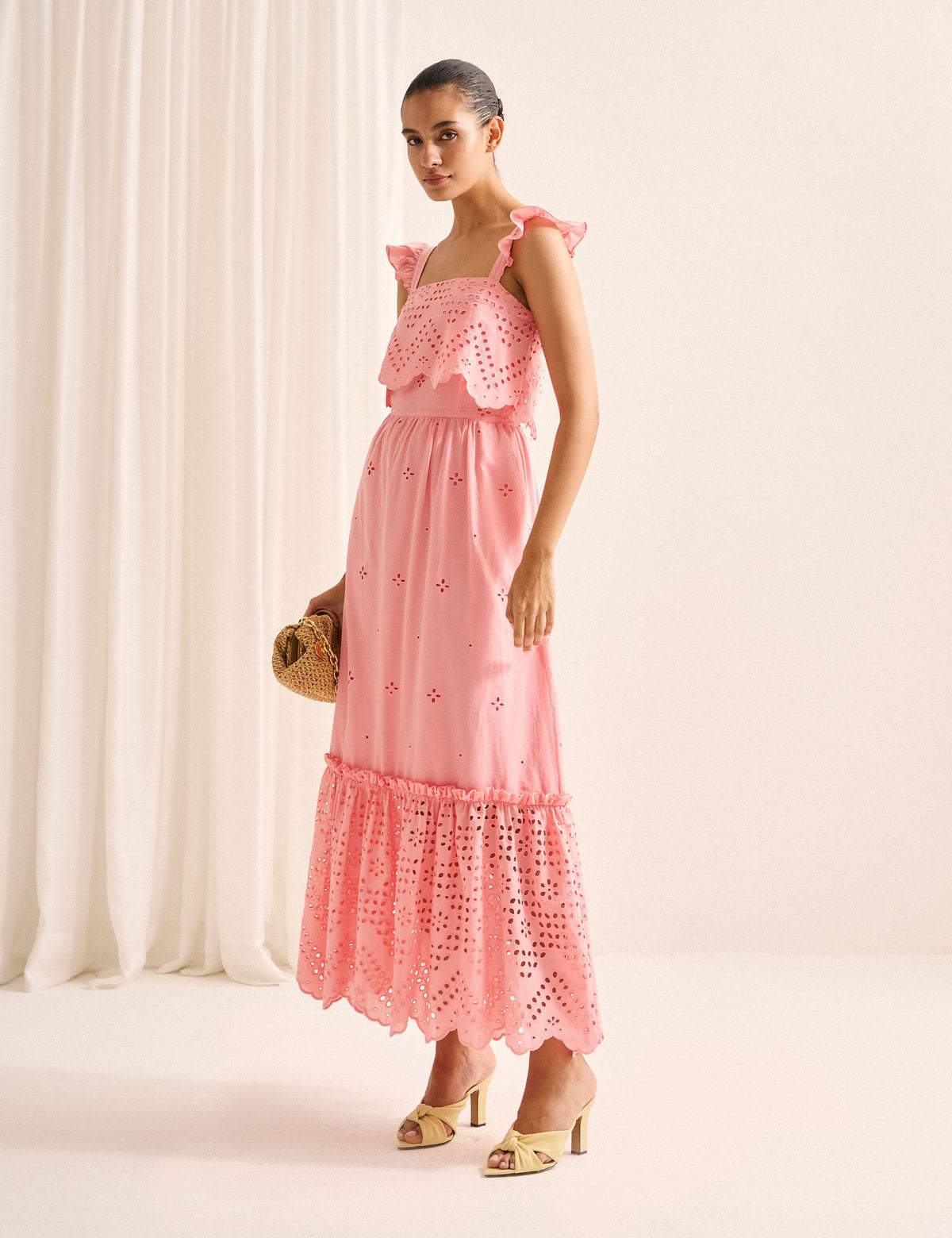 Vestido Veroh Laise Rosa