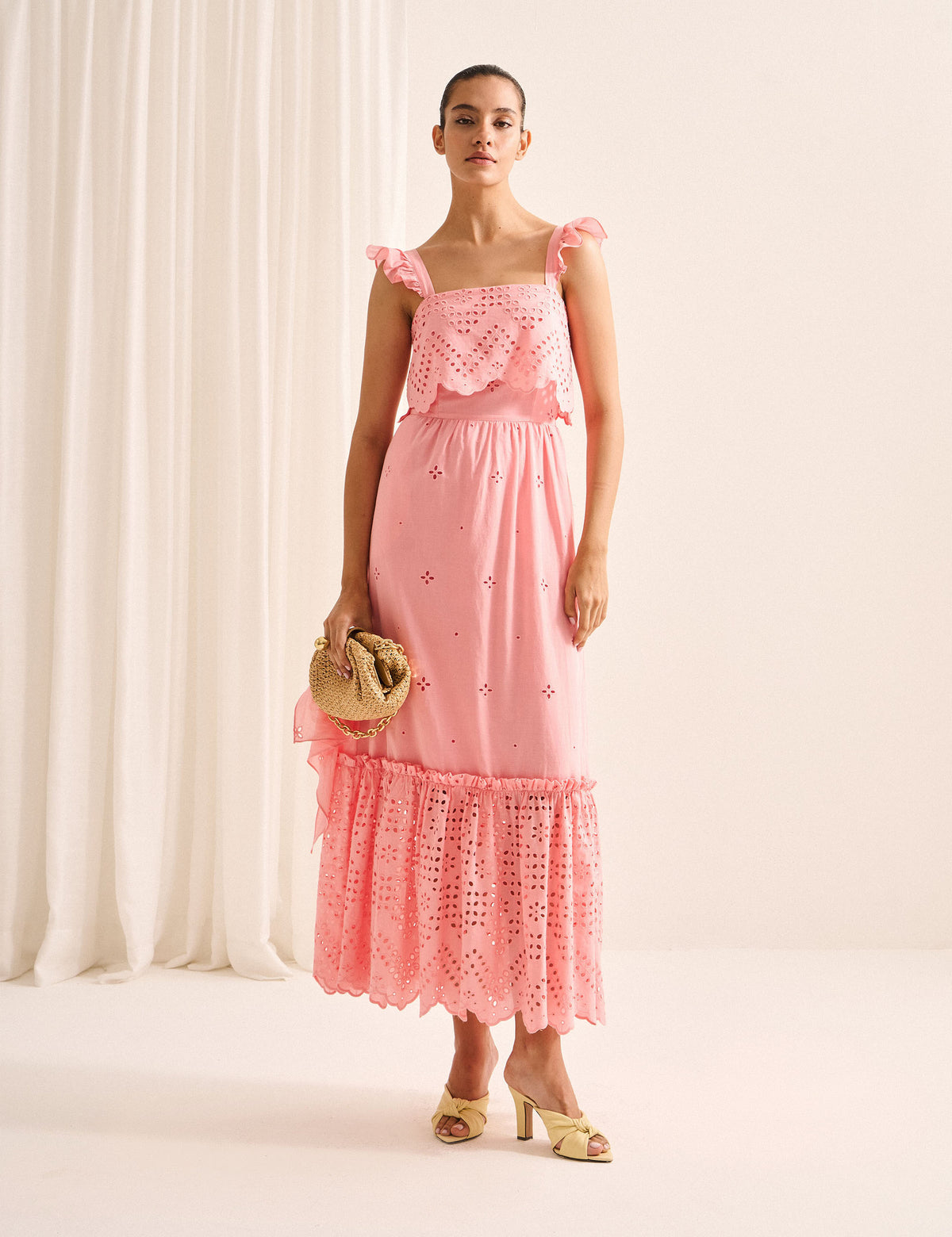 Vestido Veroh Laise Rosa