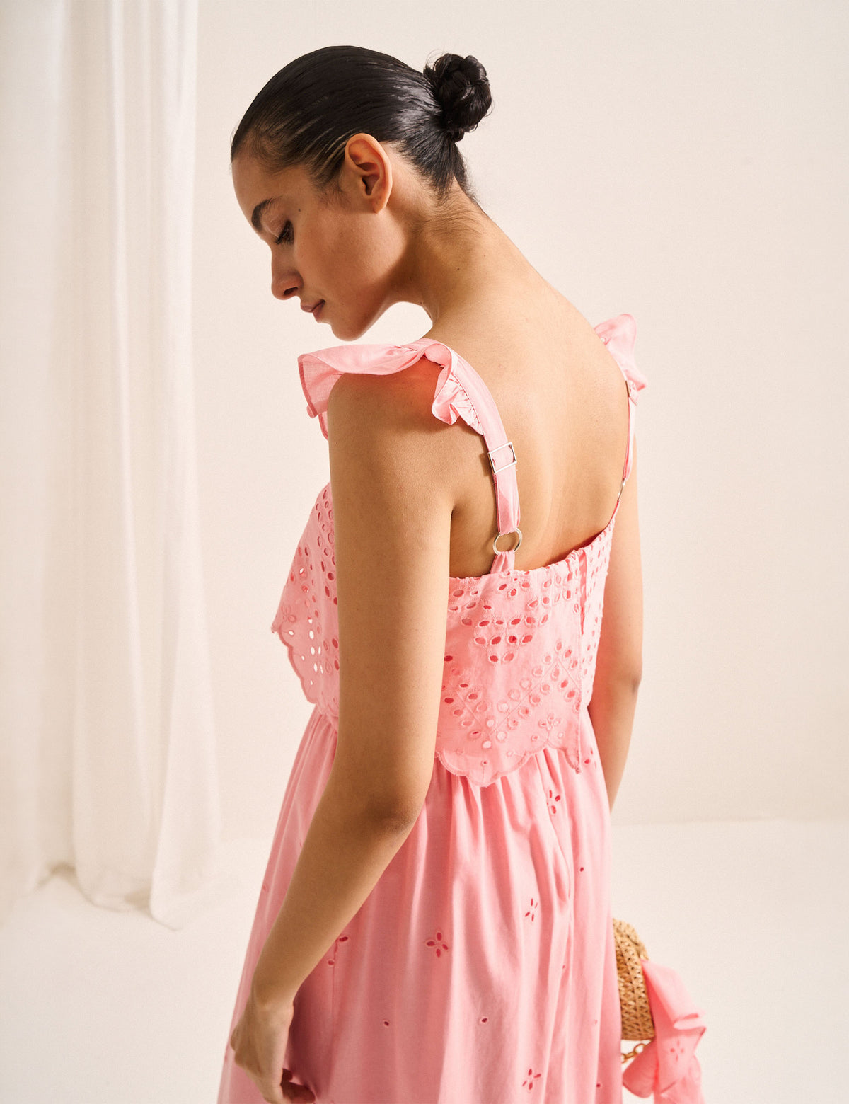 Vestido Veroh Laise Rosa